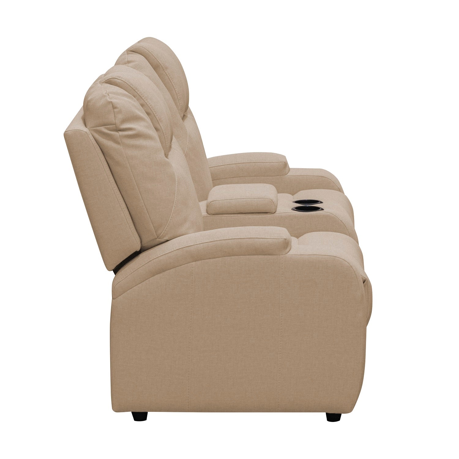 Sofá Reclinable 2 Puestos Matti Eurolino Marfil