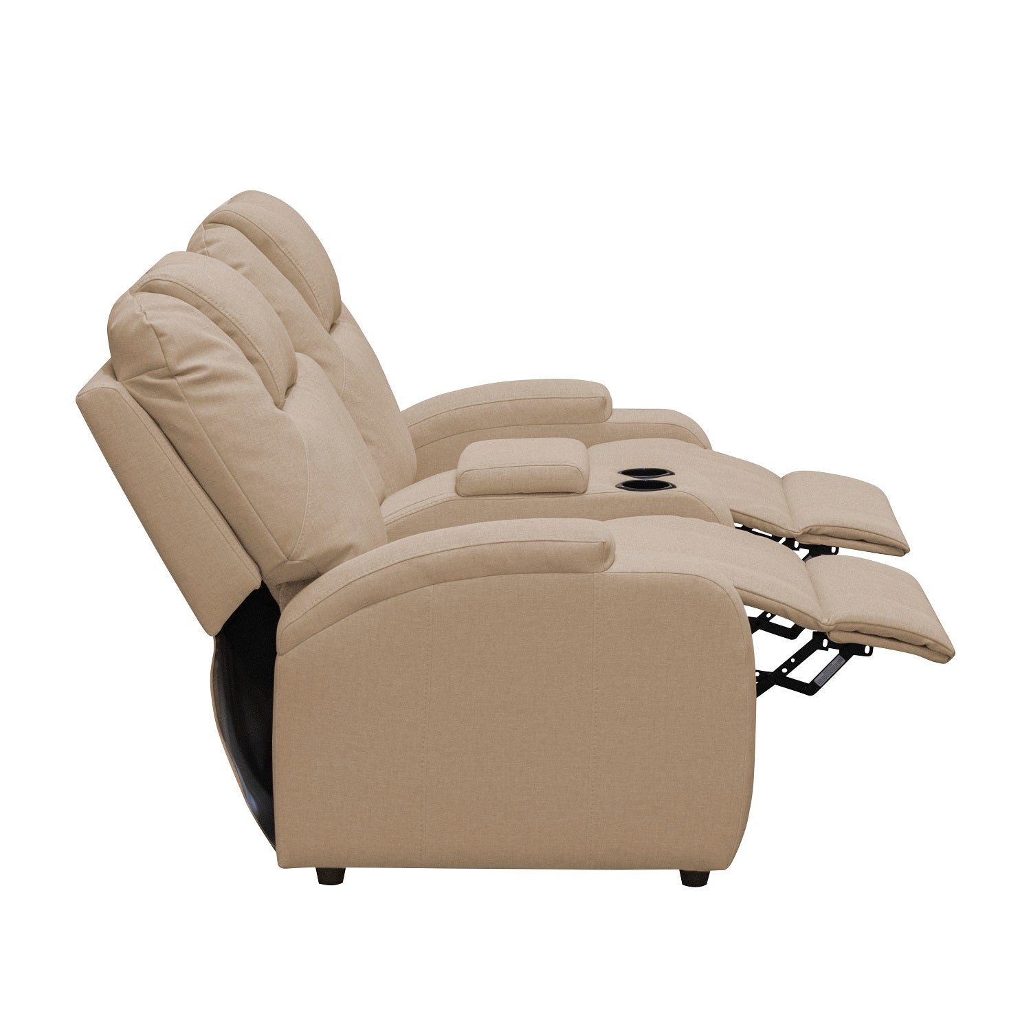 Sofá Reclinable 2 Puestos Matti Eurolino Marfil