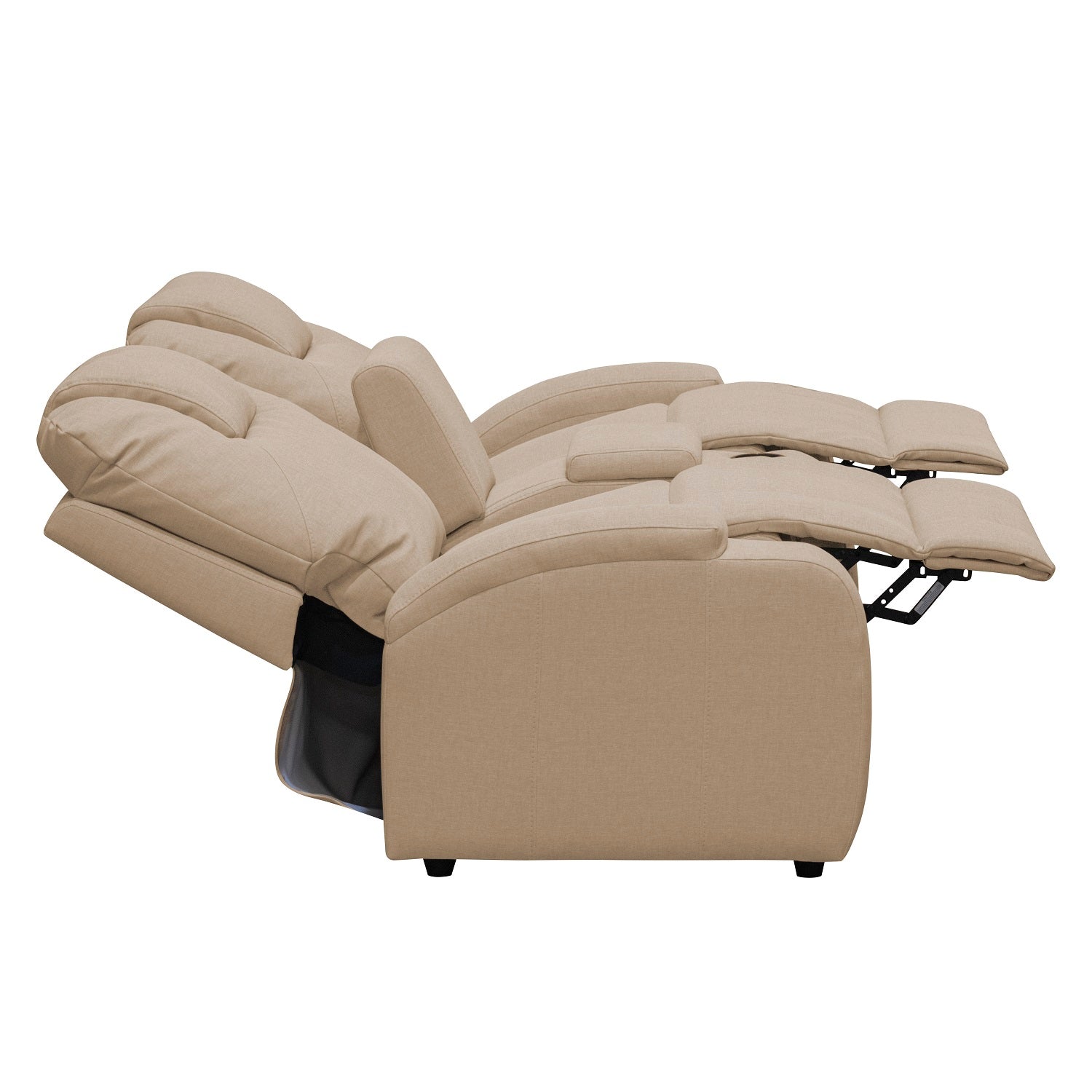 Sofá Reclinable 2 Puestos Matti Eurolino Marfil