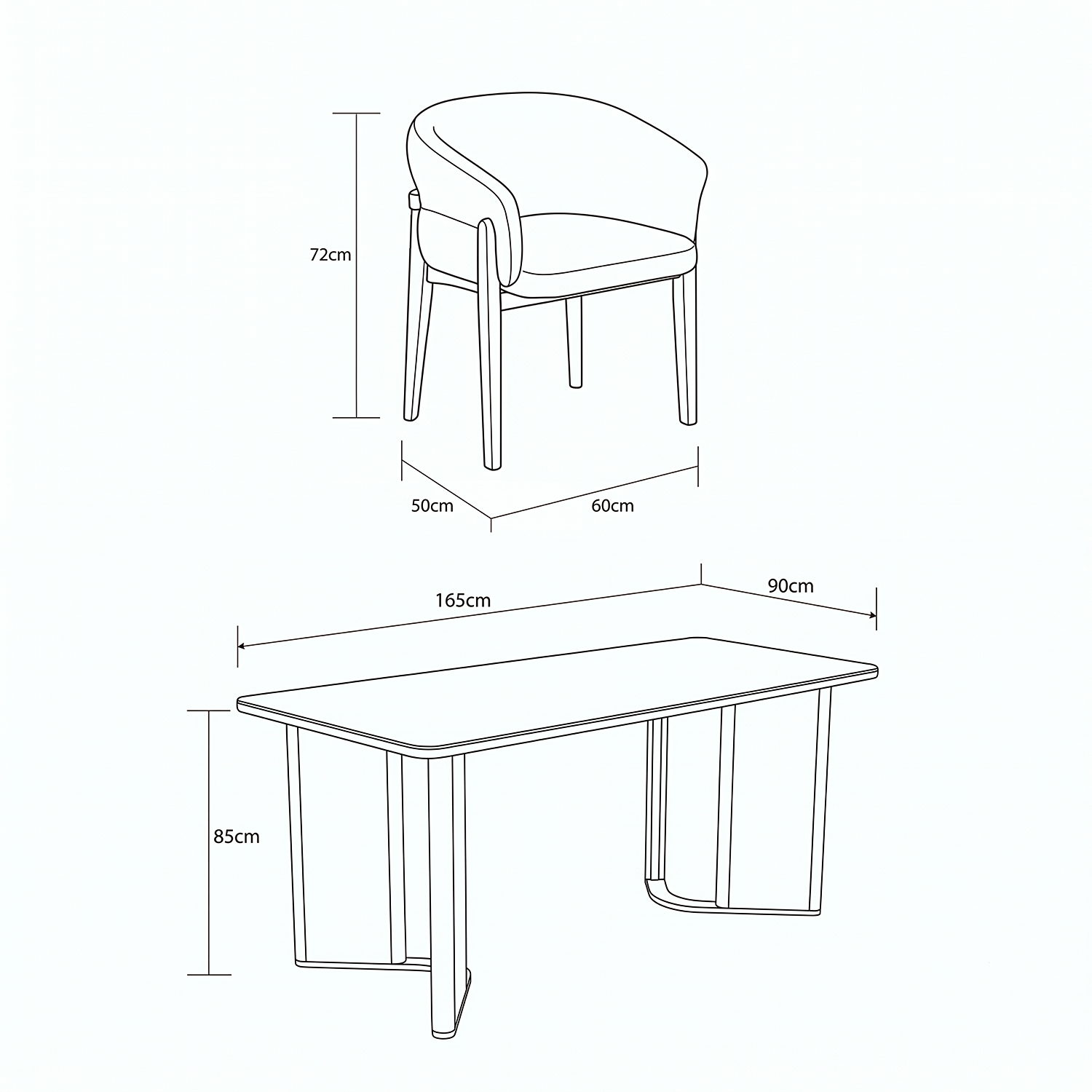 Comedor 4 Puestos Serrat Boucle Aurum Plata,Natural