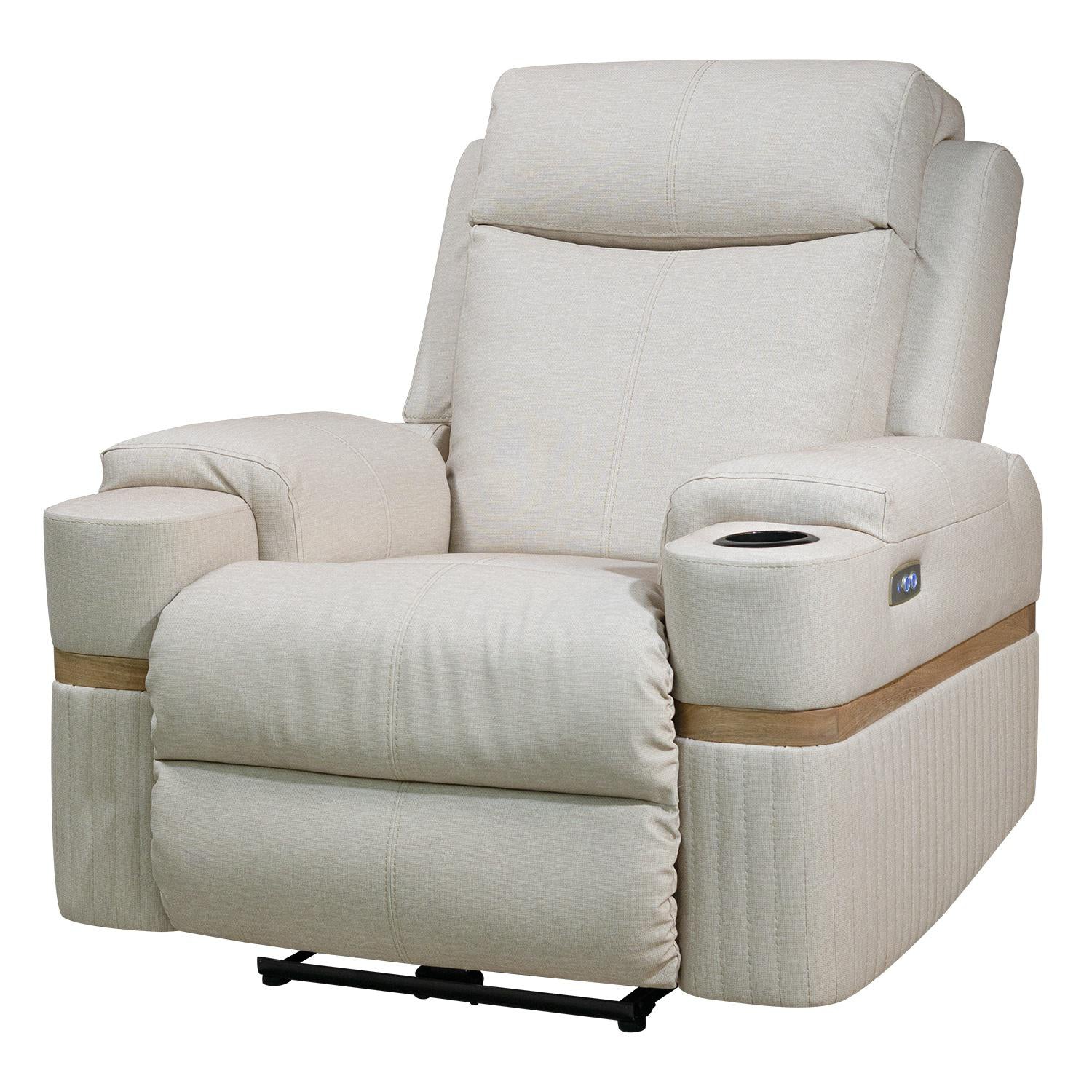 Silla Reclinable Dior Eurolino Marbella Beige Natural, Eléctrica
