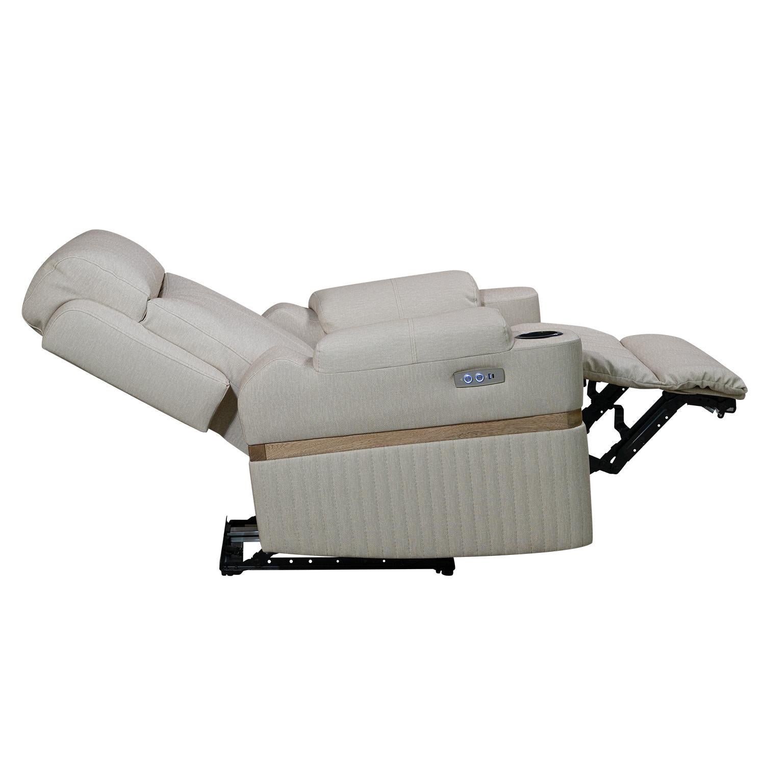 Silla Reclinable Dior Eurolino Marbella Beige Natural, Eléctrica