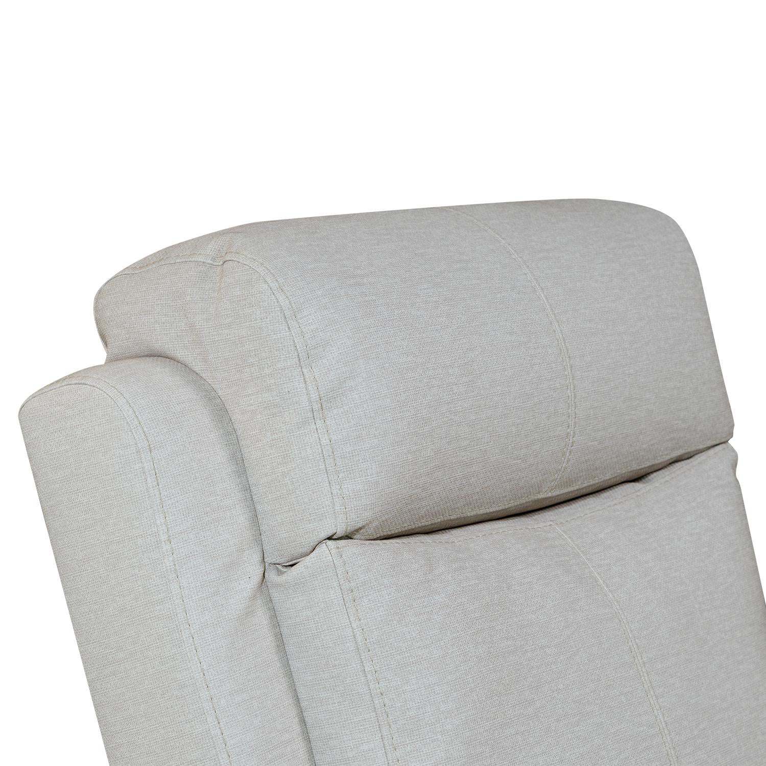 Silla Reclinable Dior Eurolino Marbella Beige Natural, Eléctrica