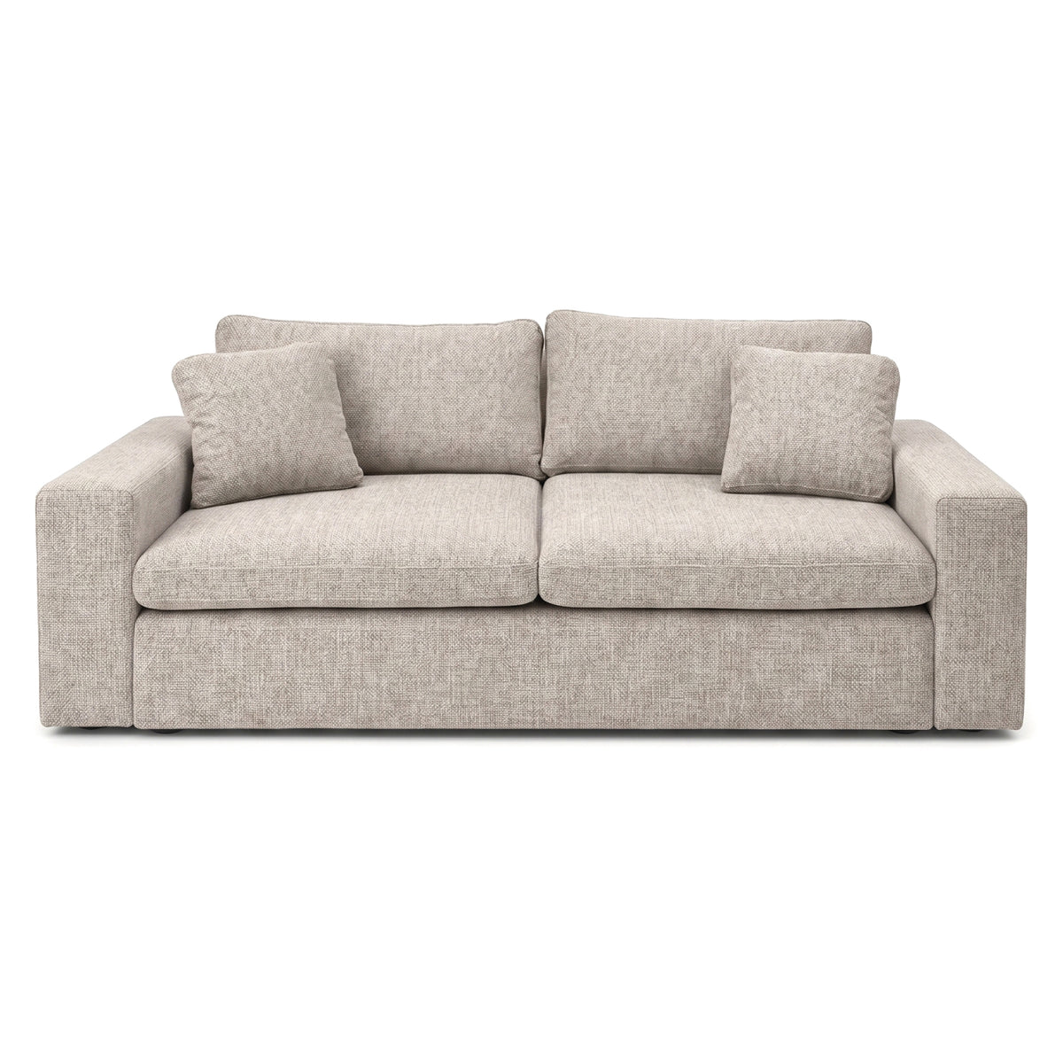 Sofá 3 Puestos Creta Boucle Aurum Taupe