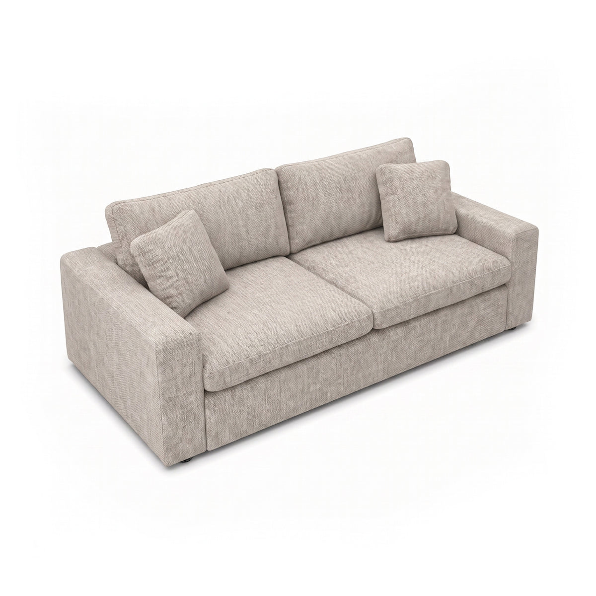 Sofá 2 Puestos Creta Boucle Aurum Taupe 1.8 m
