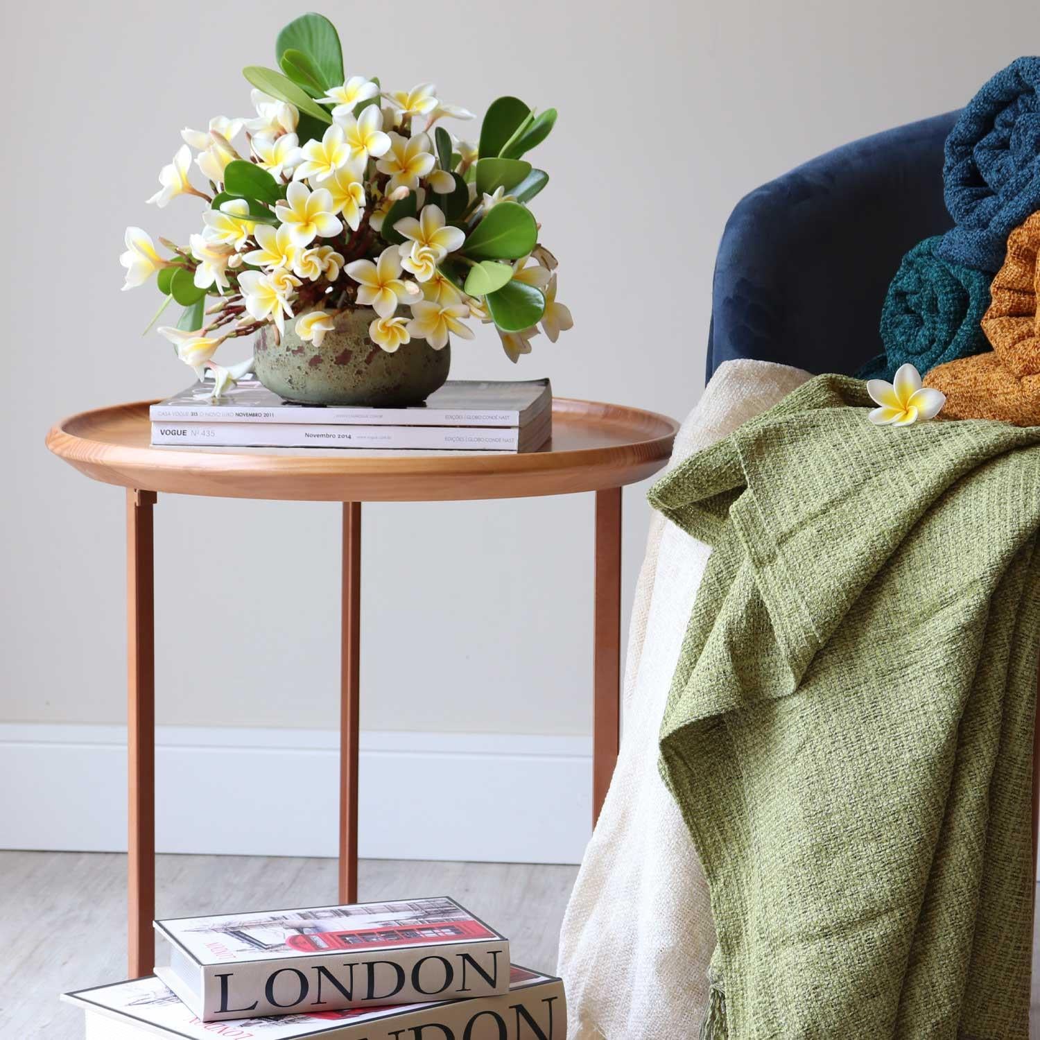 Mesa Auxiliar Alana Natural