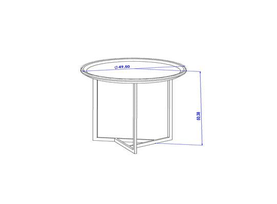 Mesa Auxiliar Alana Natural