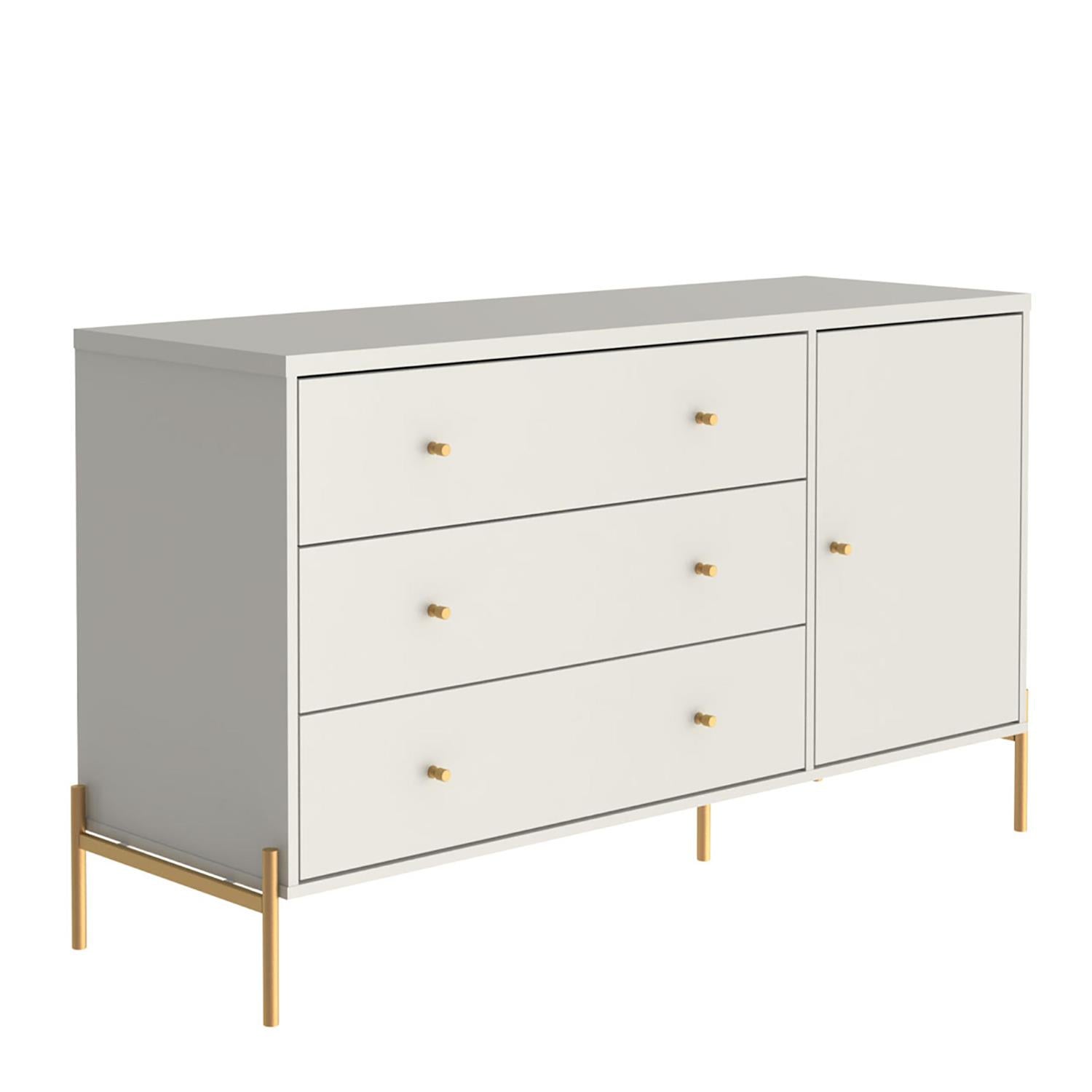 Bifé Dante Off White 3 Gavetas 138X79X44