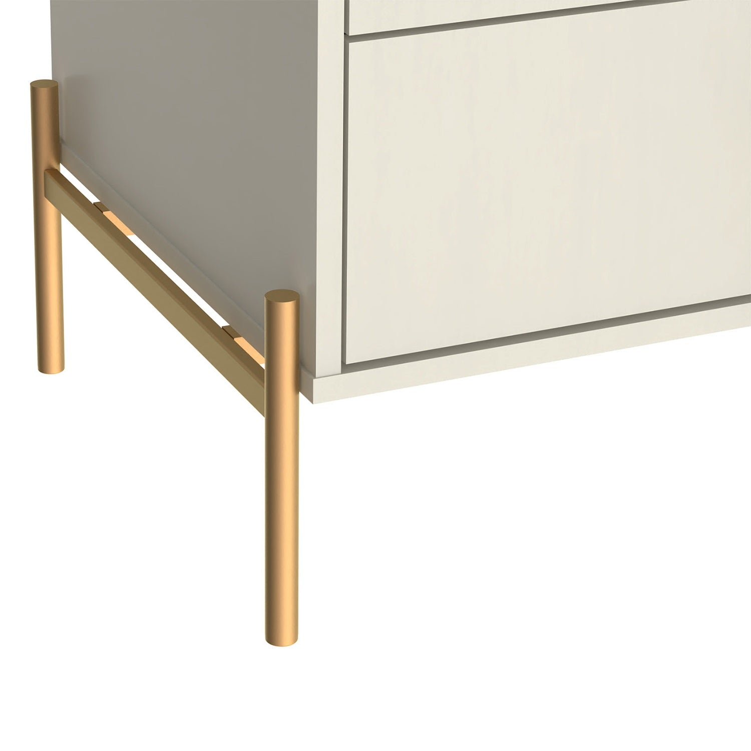 Bifé Dante Off White 3 Gavetas 138X79X44