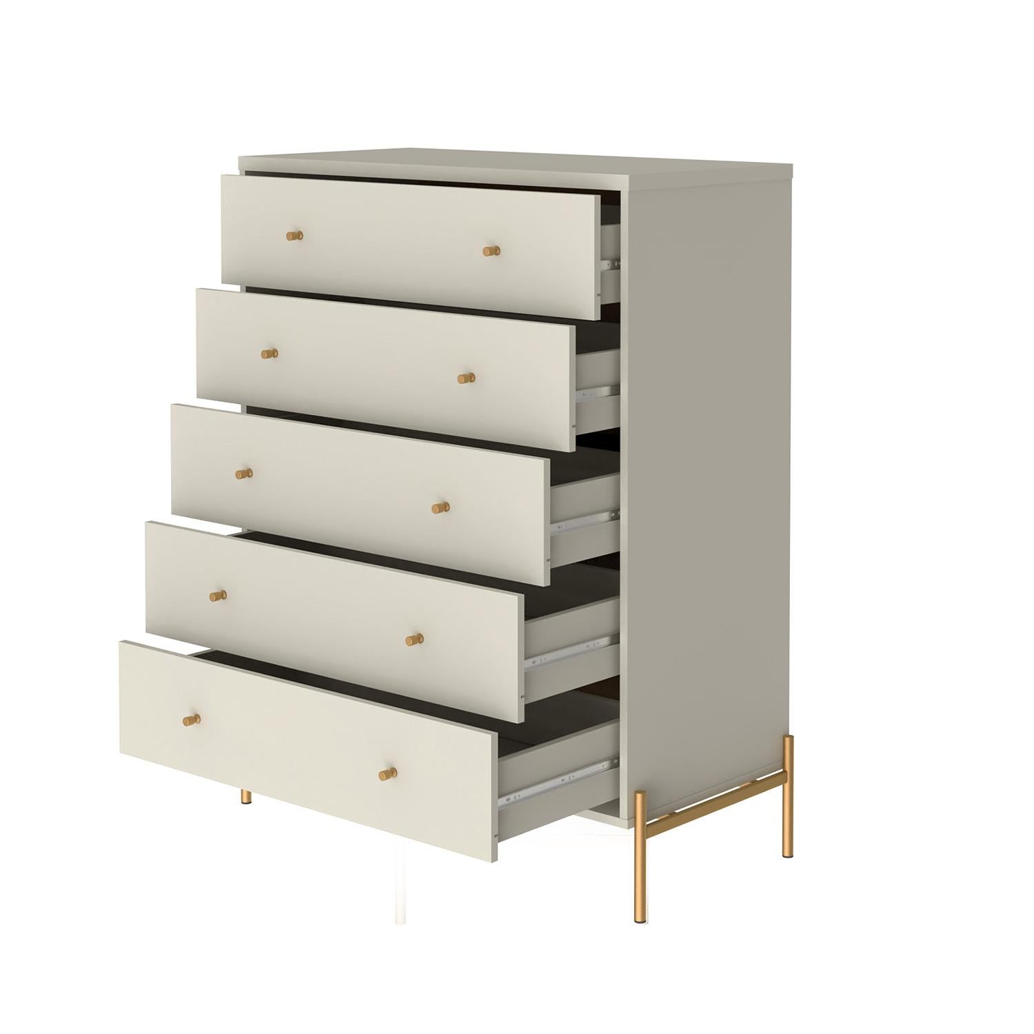Bifé Dante Off White 5 Gavetas 93X118X44