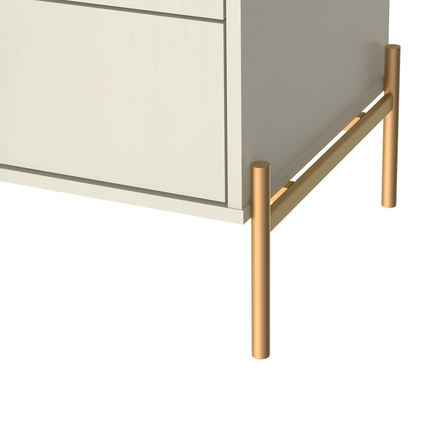 Bifé Dante Off White 5 Gavetas 93X118X44