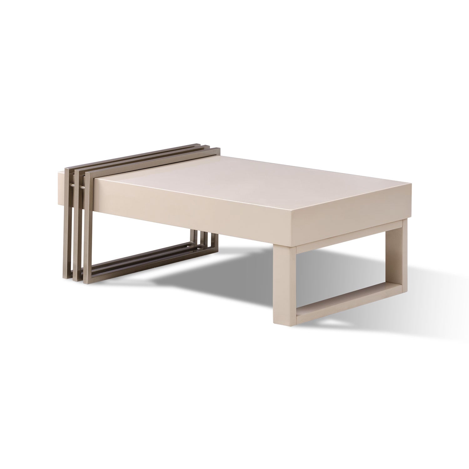 Mesa de Centro Manhattan Latte Taupe Perla