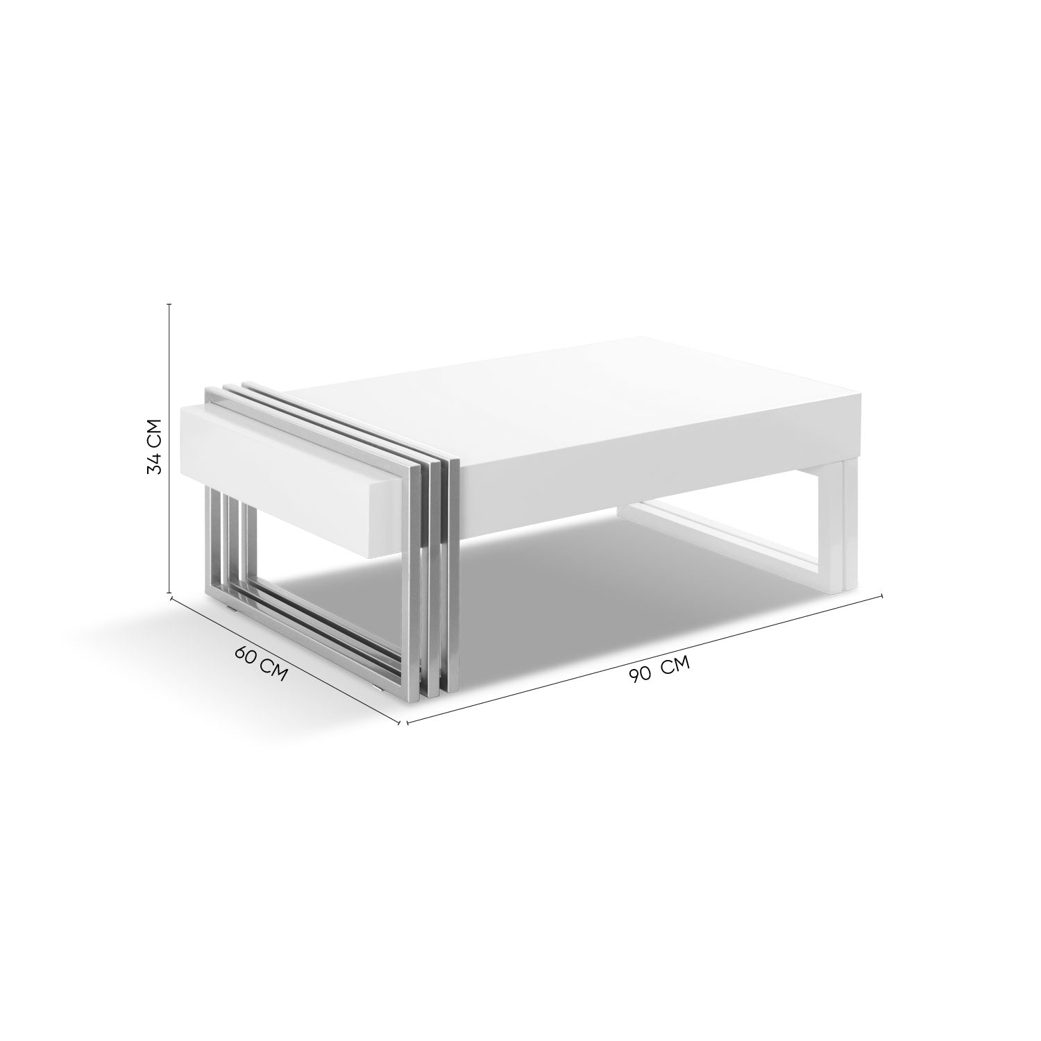 Mesa de Centro Manhattan Latte Taupe Perla