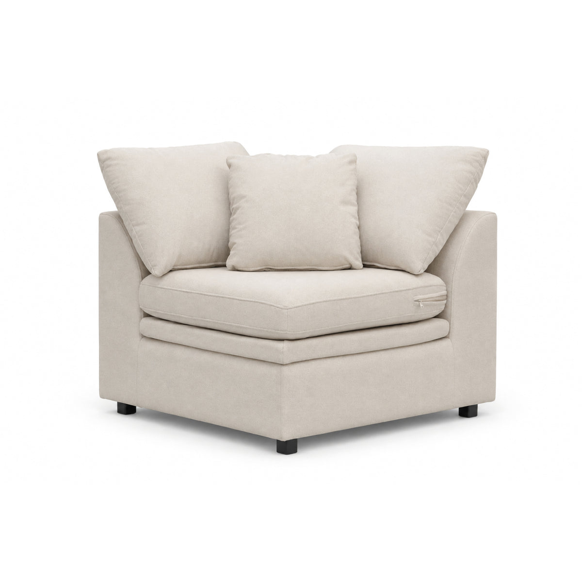 Sala Funcional Vicka Velvet Serena Crema 2.70 Mts