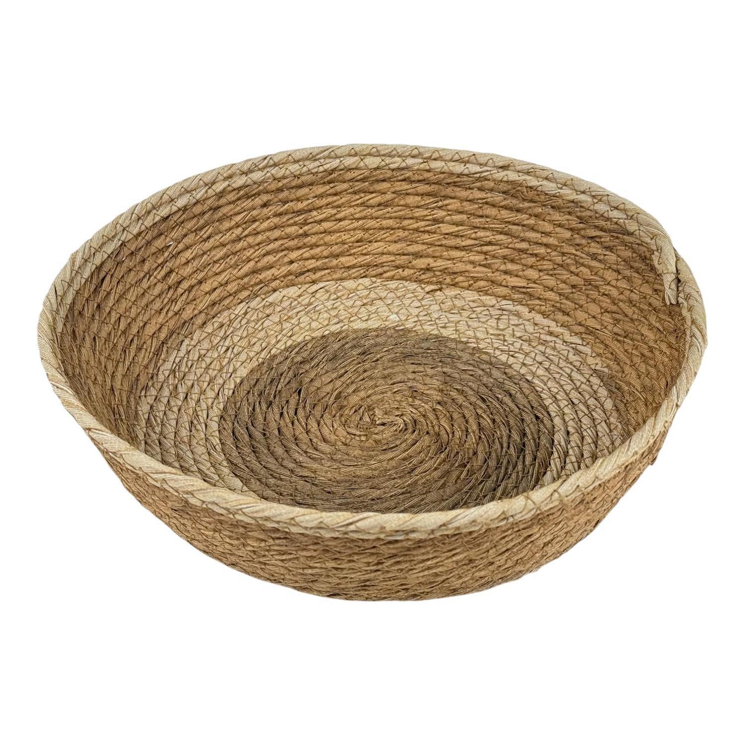 Cesta 28X8X23Cm Café Tejida F253