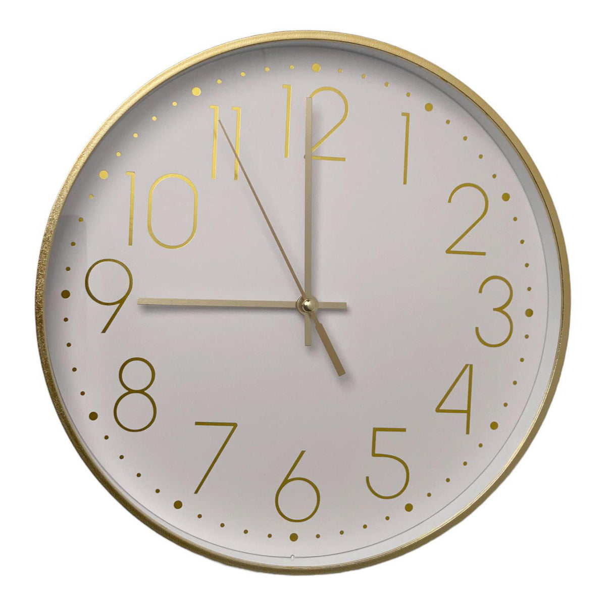 Reloj De Pared 25X4.2Cm Dorado F253