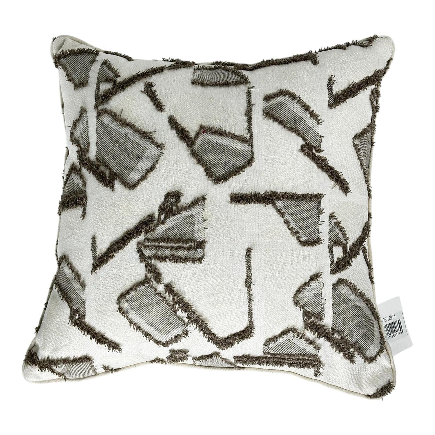 Cojin 45X45Cm Blanco Geometrico F253