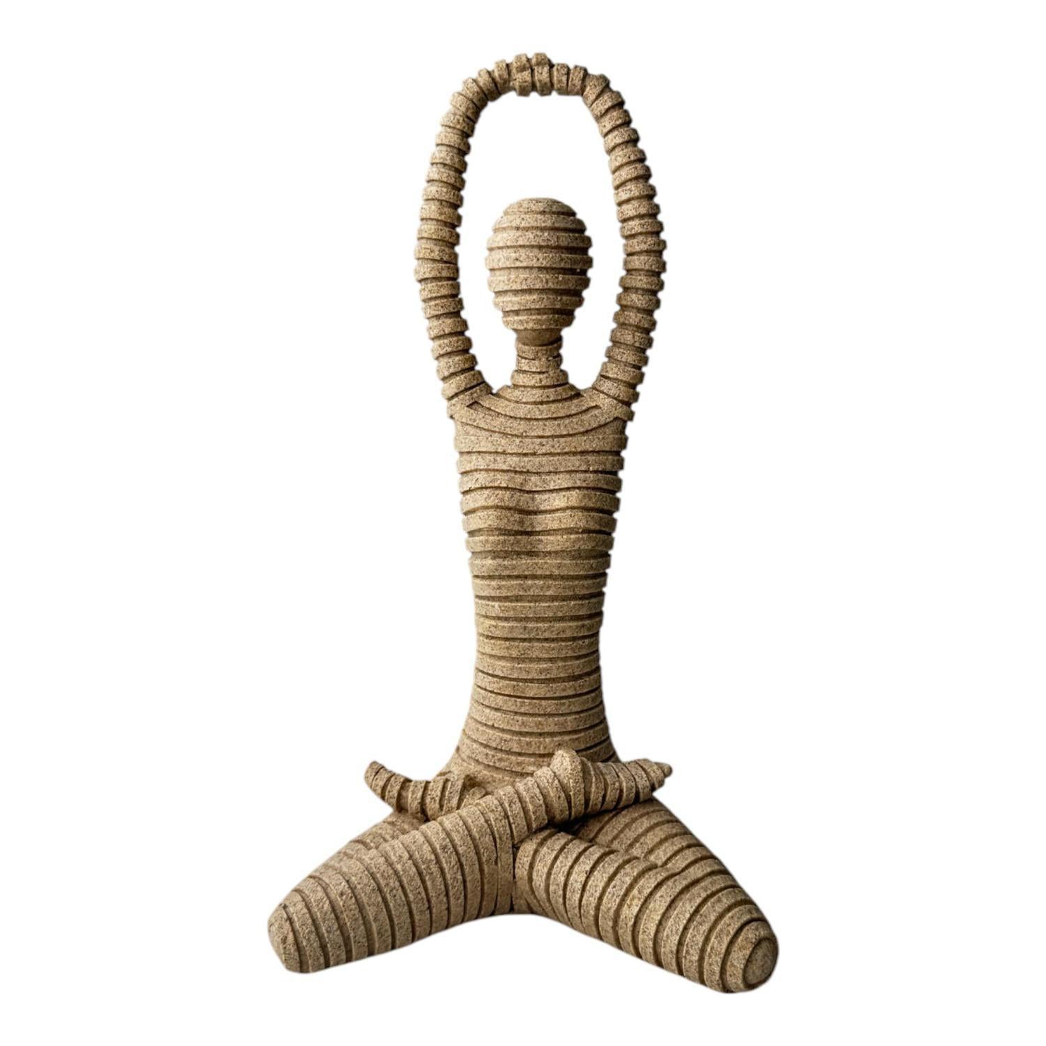 Figura 28.5X11X15.5Cm Beige Yoga F253