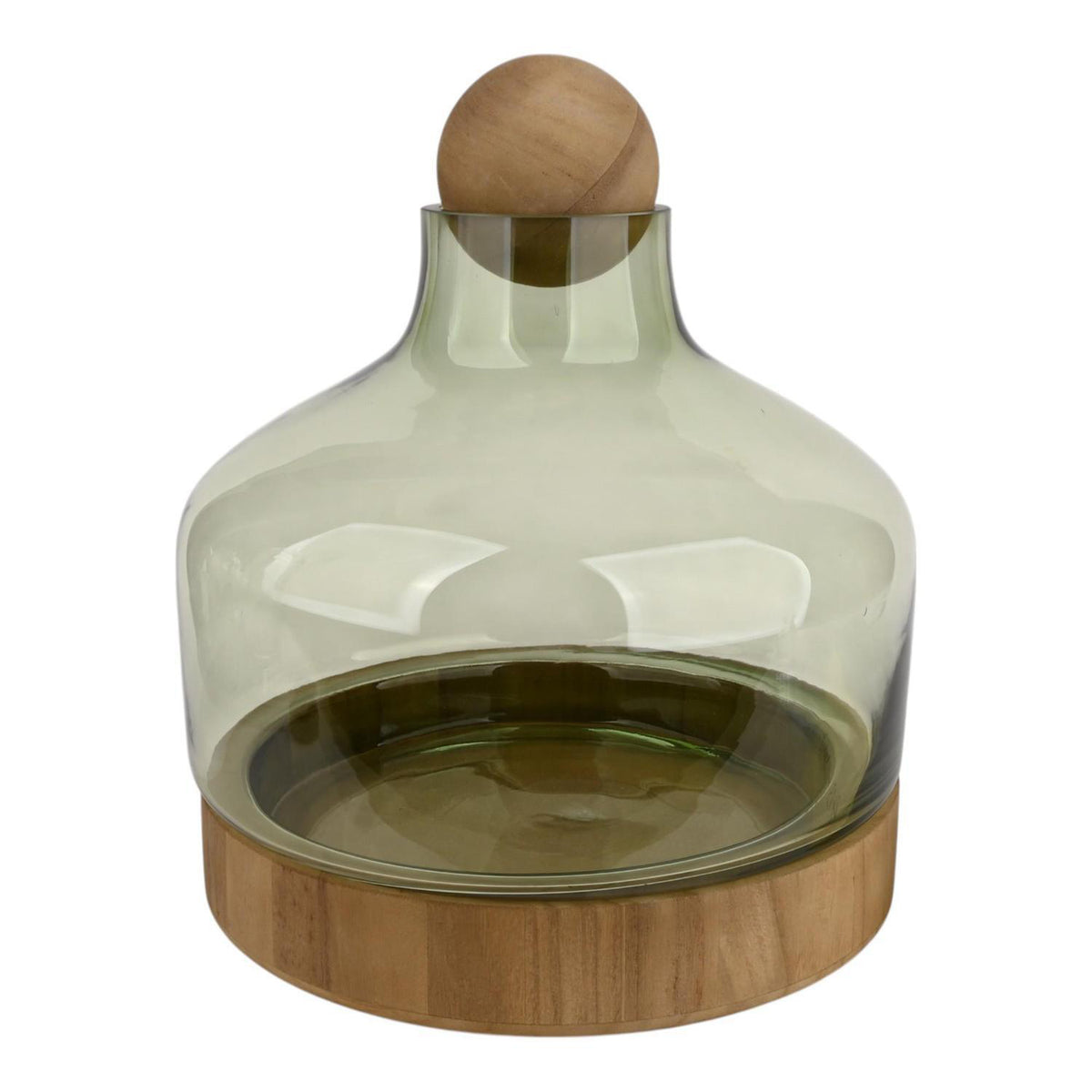 Anfora 32.5X28Cm Verde Lumea F253