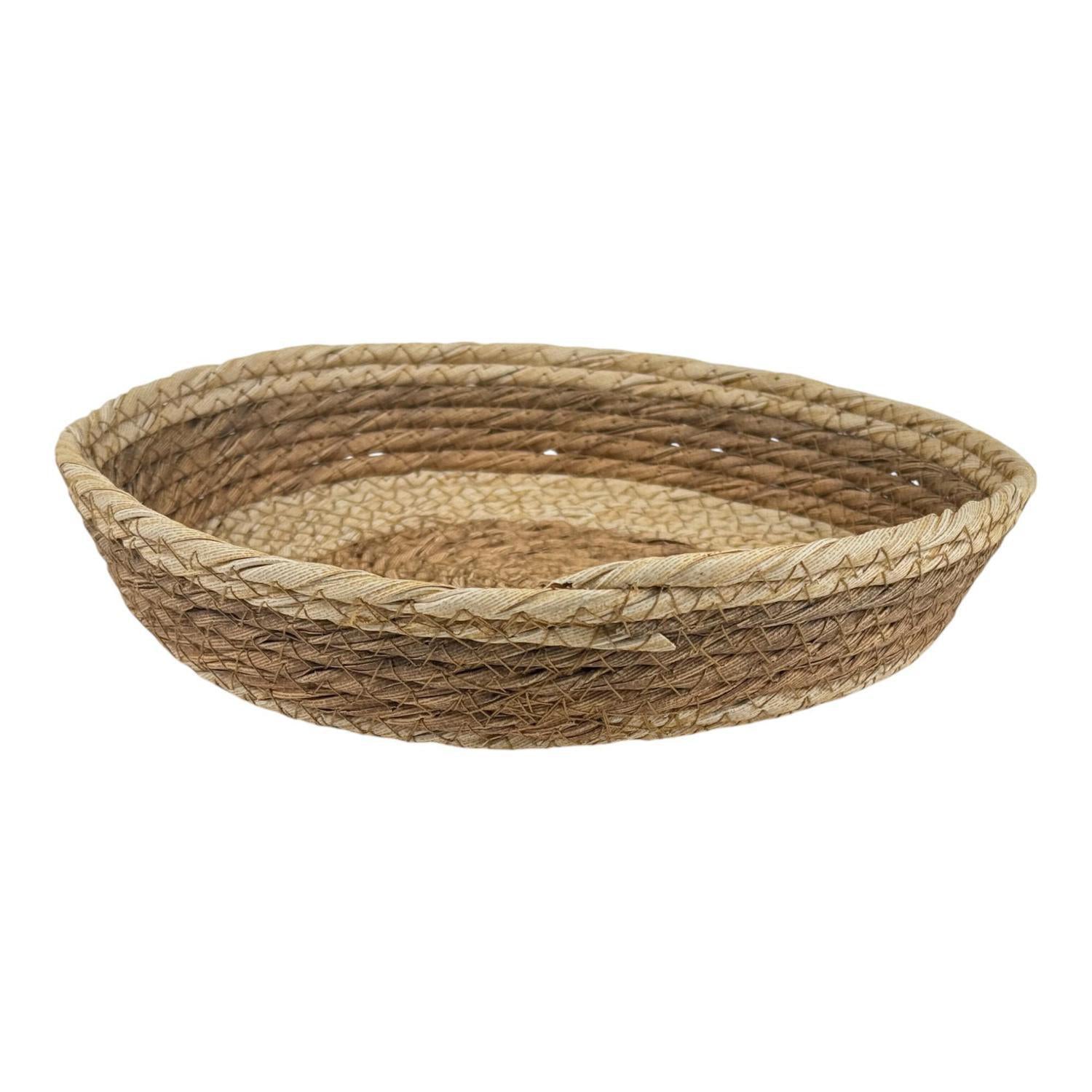 Cesta 23X4X20Cm Café Tejida F253