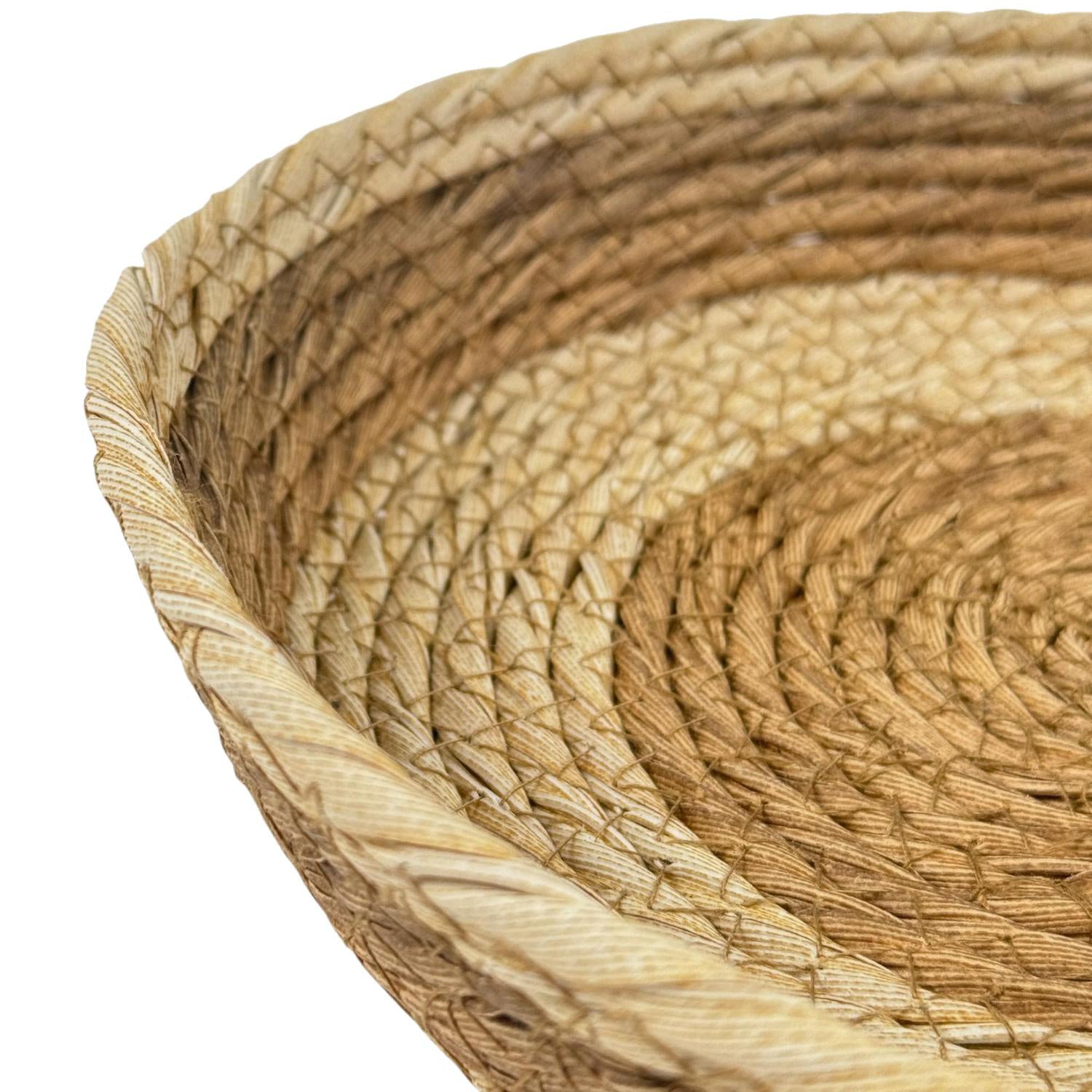 Cesta 23X4X20Cm Café Tejida F253