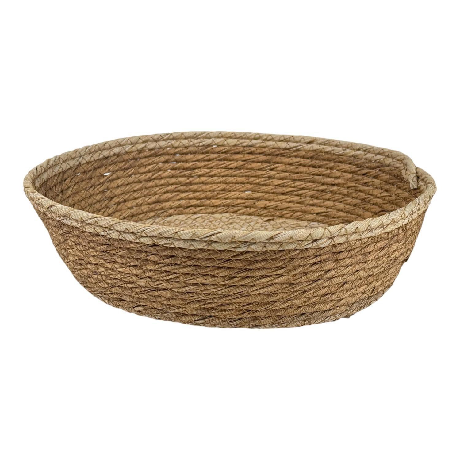 Cesta 28X8X23Cm Café Tejida F253