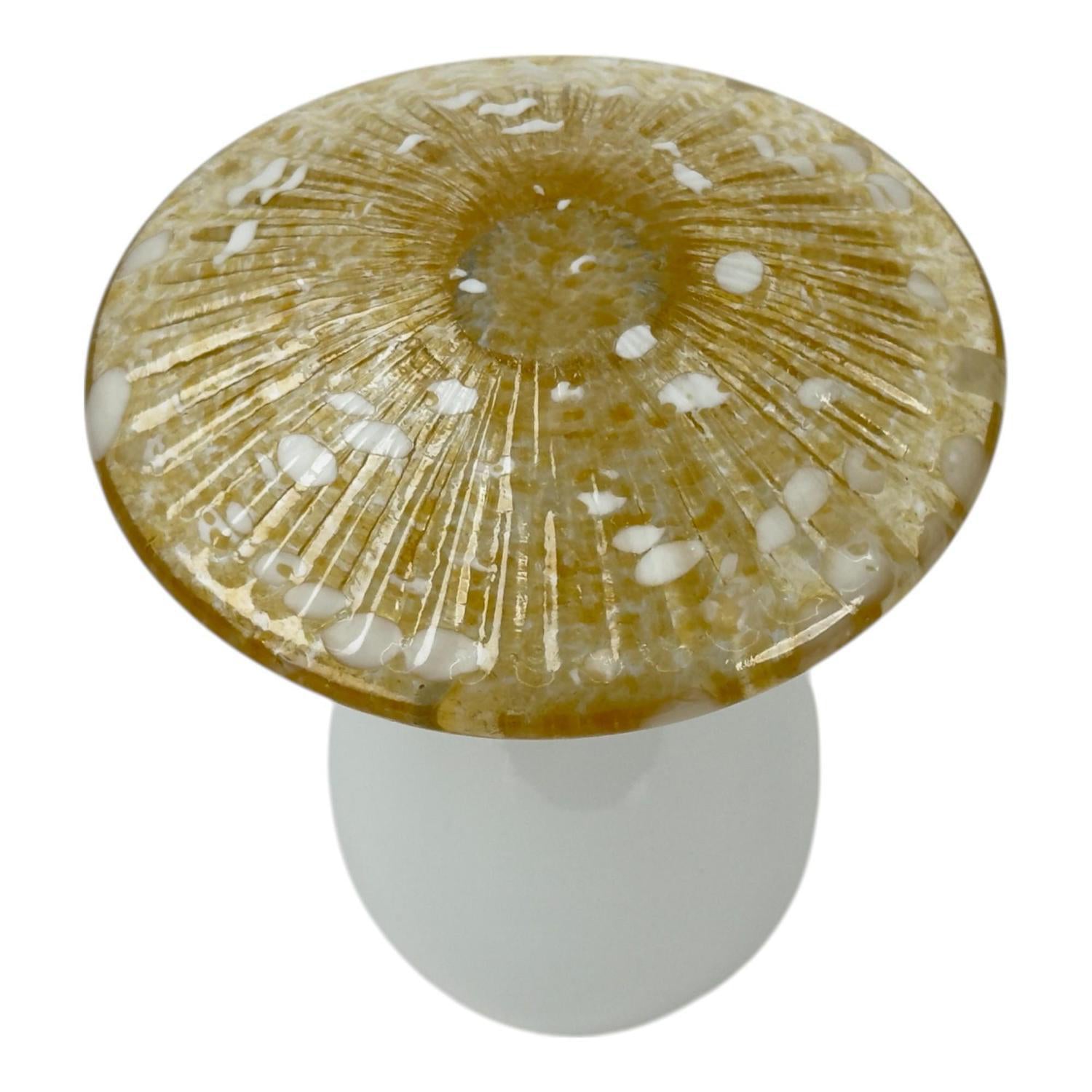 Figura 20X16Cm Ambar/Blanco Hongo F253