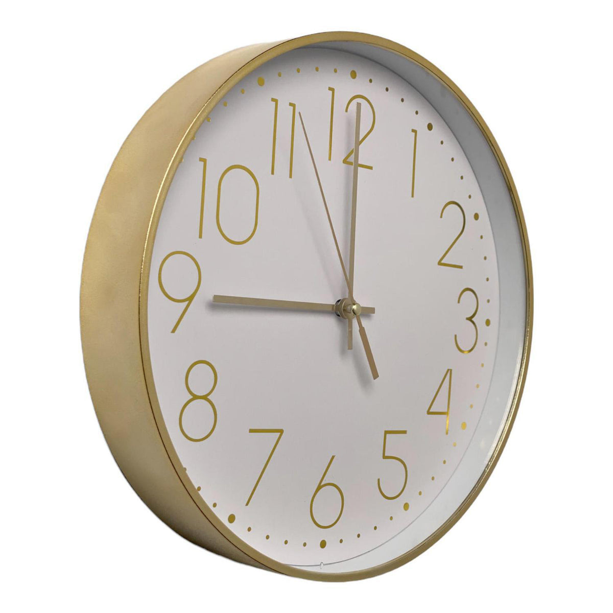 Reloj De Pared 25X4.2Cm Dorado F253