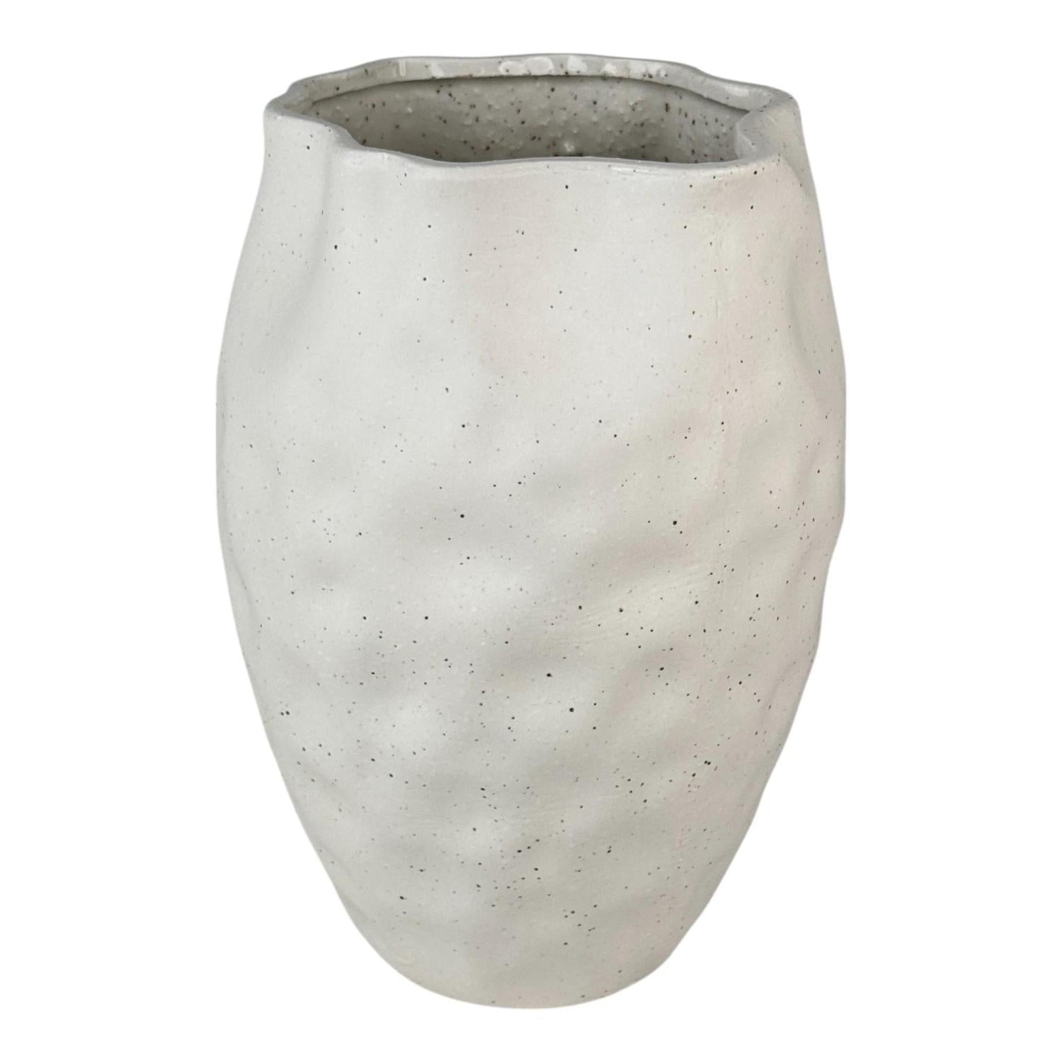 Jarron 29X20X20Cm Blanco Oasis F253