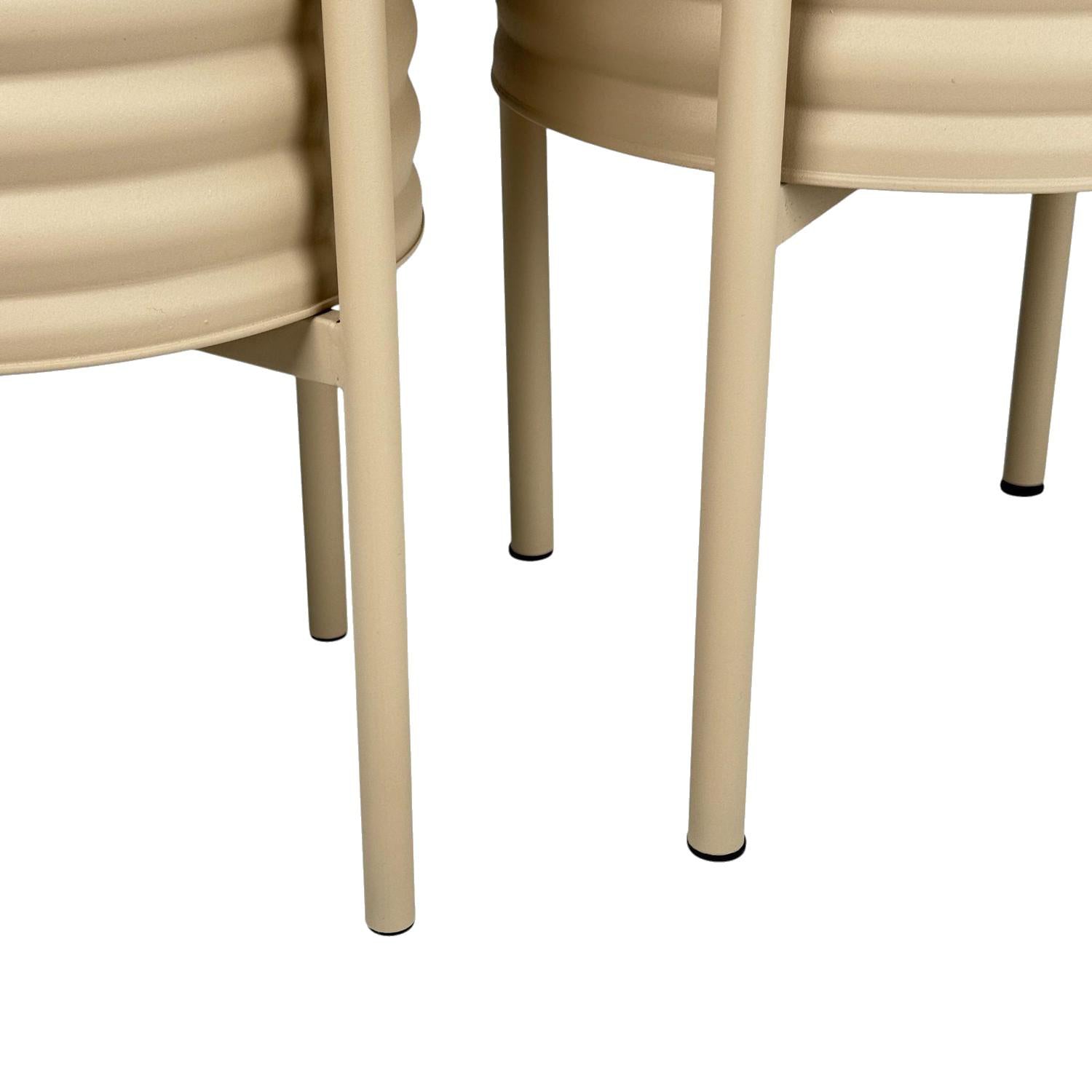 Macetas 60.5X31X31Cm Beige Setx2 F253