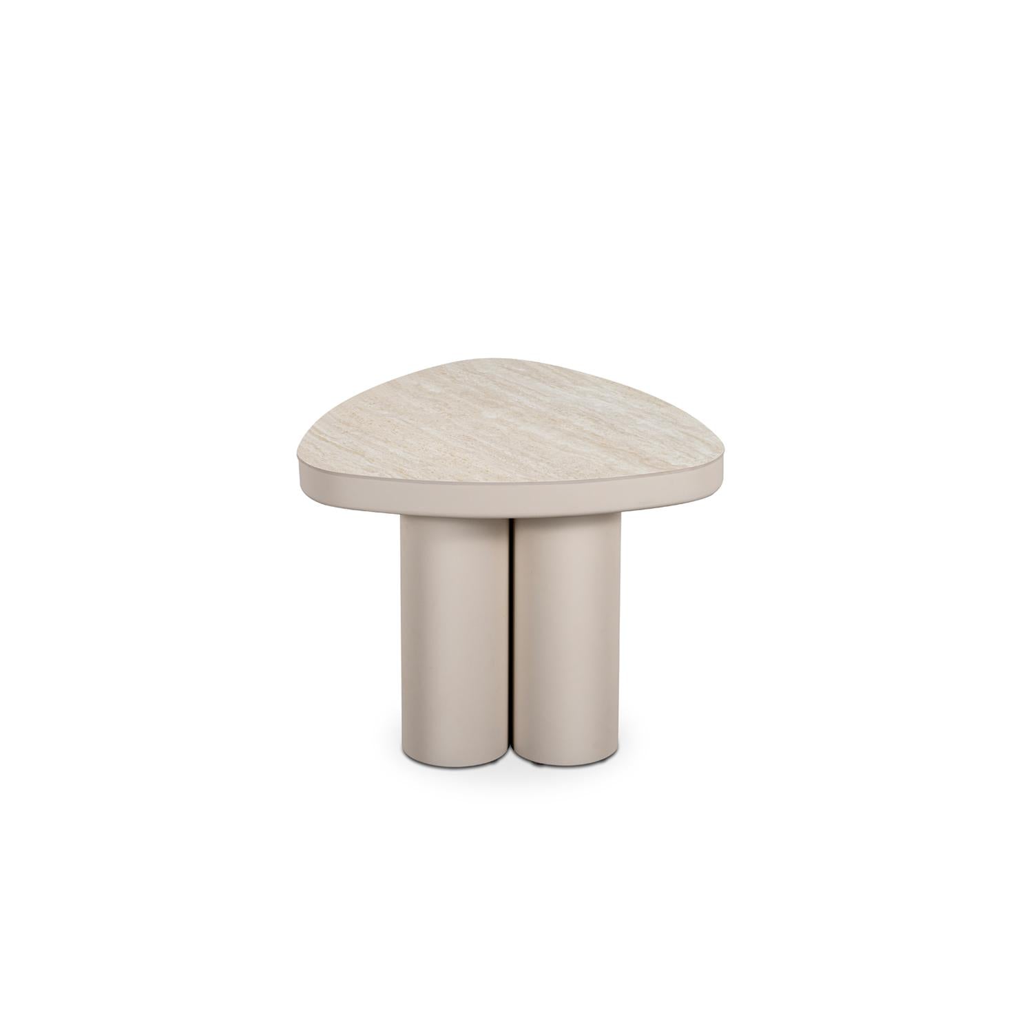 Mesa de Centro Ghandi Impetu Beige, Natural Set X2