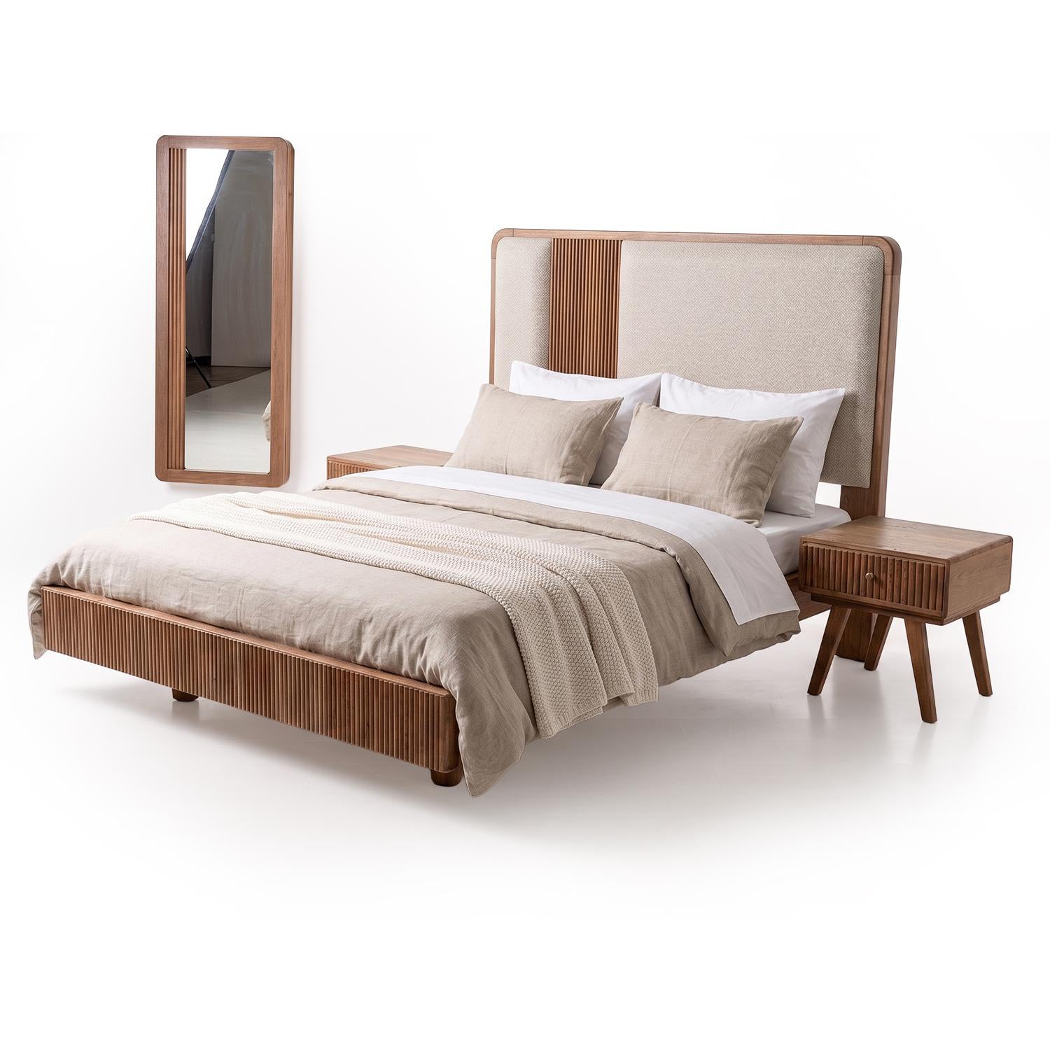 Cama Doble Connor Eurolino Arena Natural
