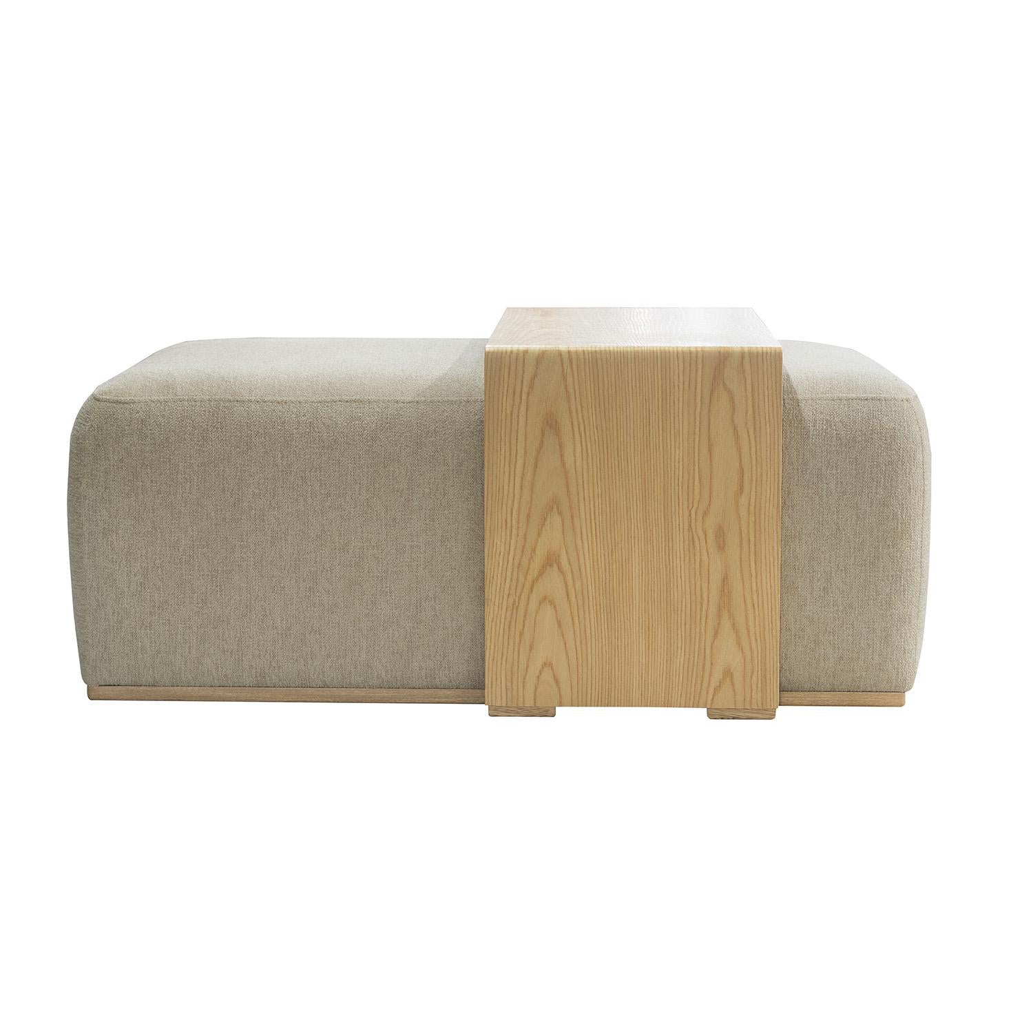 Mesa De Centro Fiori Boucle Ferrero Avellana, Natural