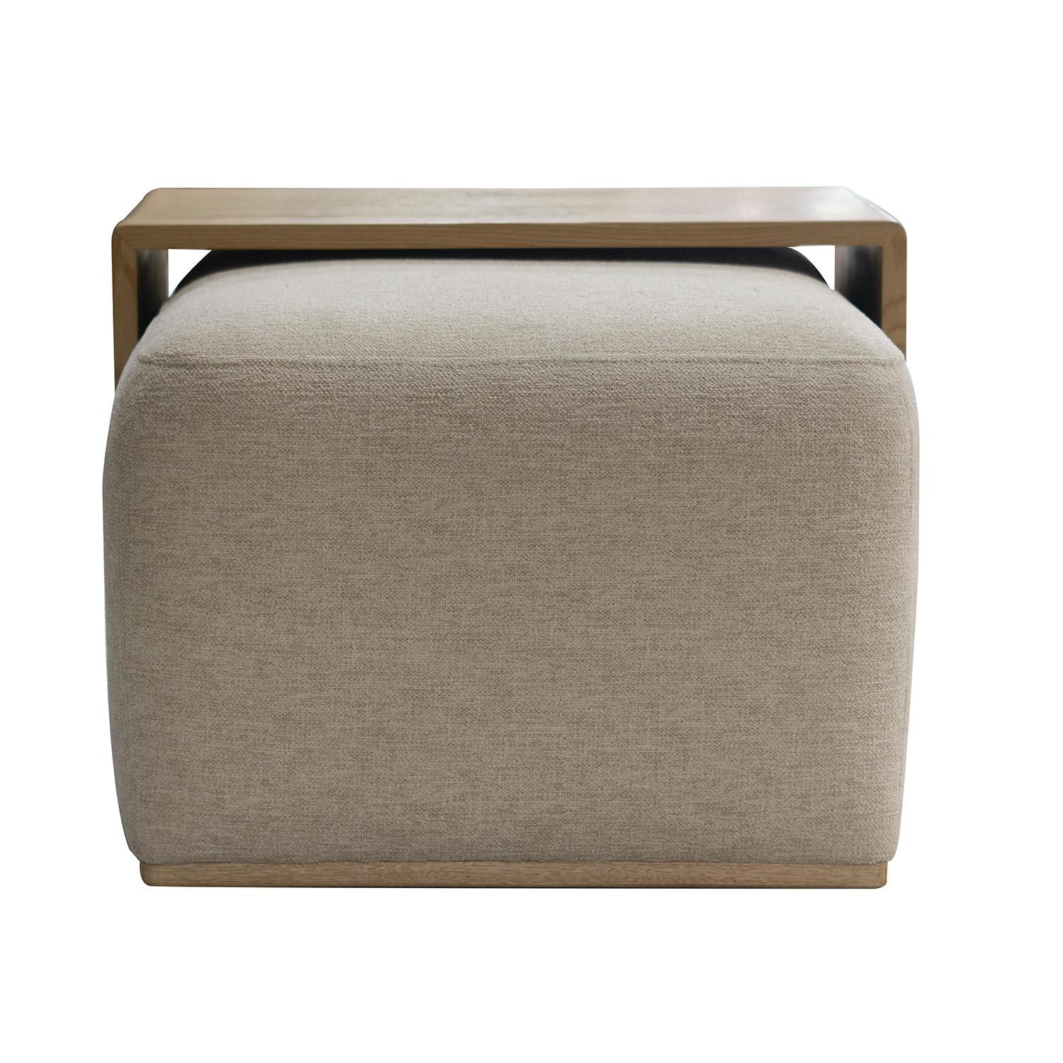 Mesa De Centro Fiori Boucle Ferrero Avellana, Natural
