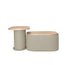 Mesa de Centro Ghandi Impetu Beige, Natural Set X2