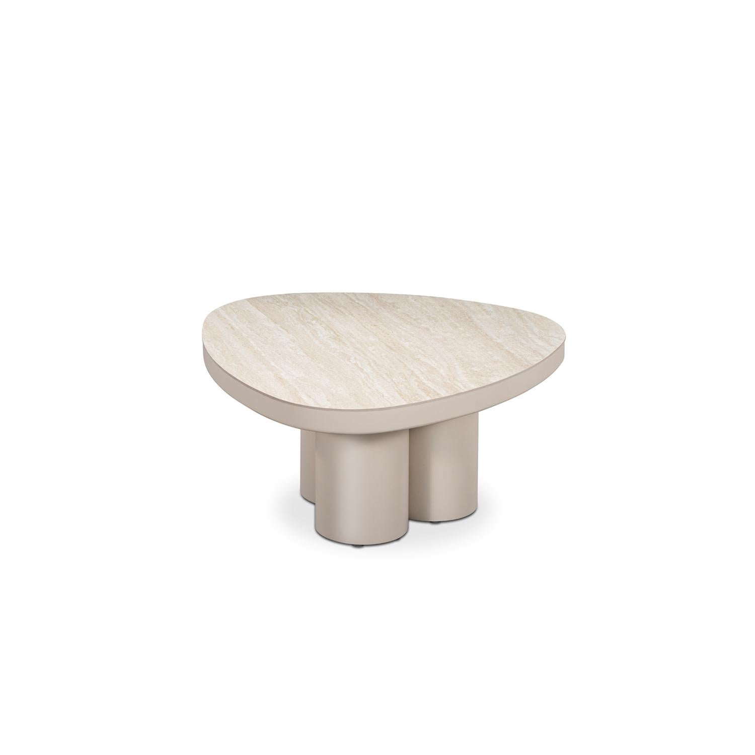 Mesa de Centro Ghandi Impetu Beige, Natural Set X2