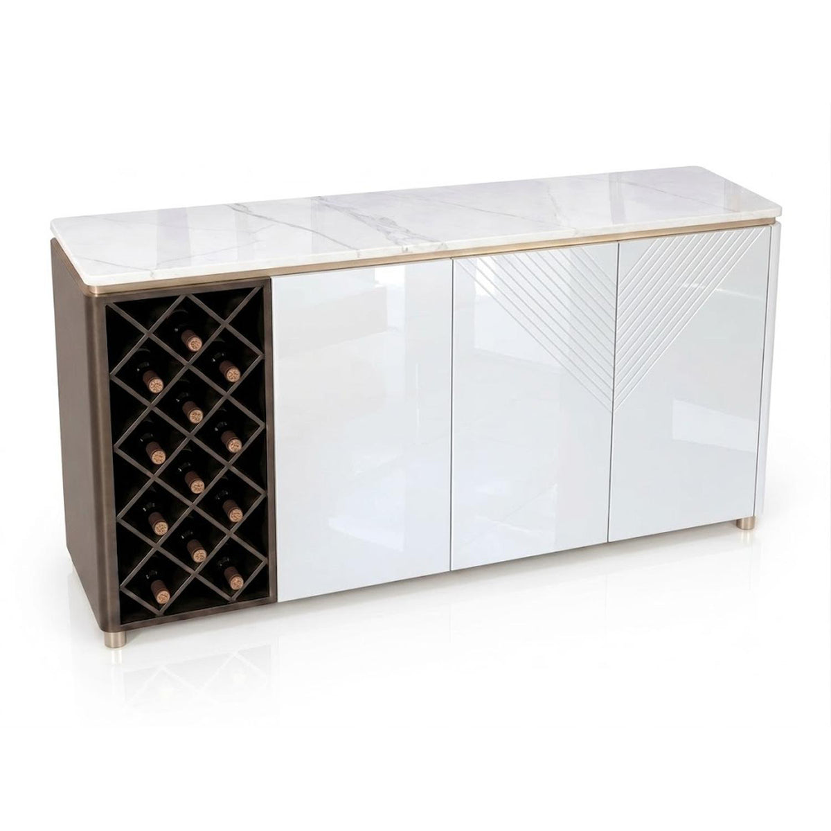 Bifé Vitorio 160 Taupe, Taupe Perla