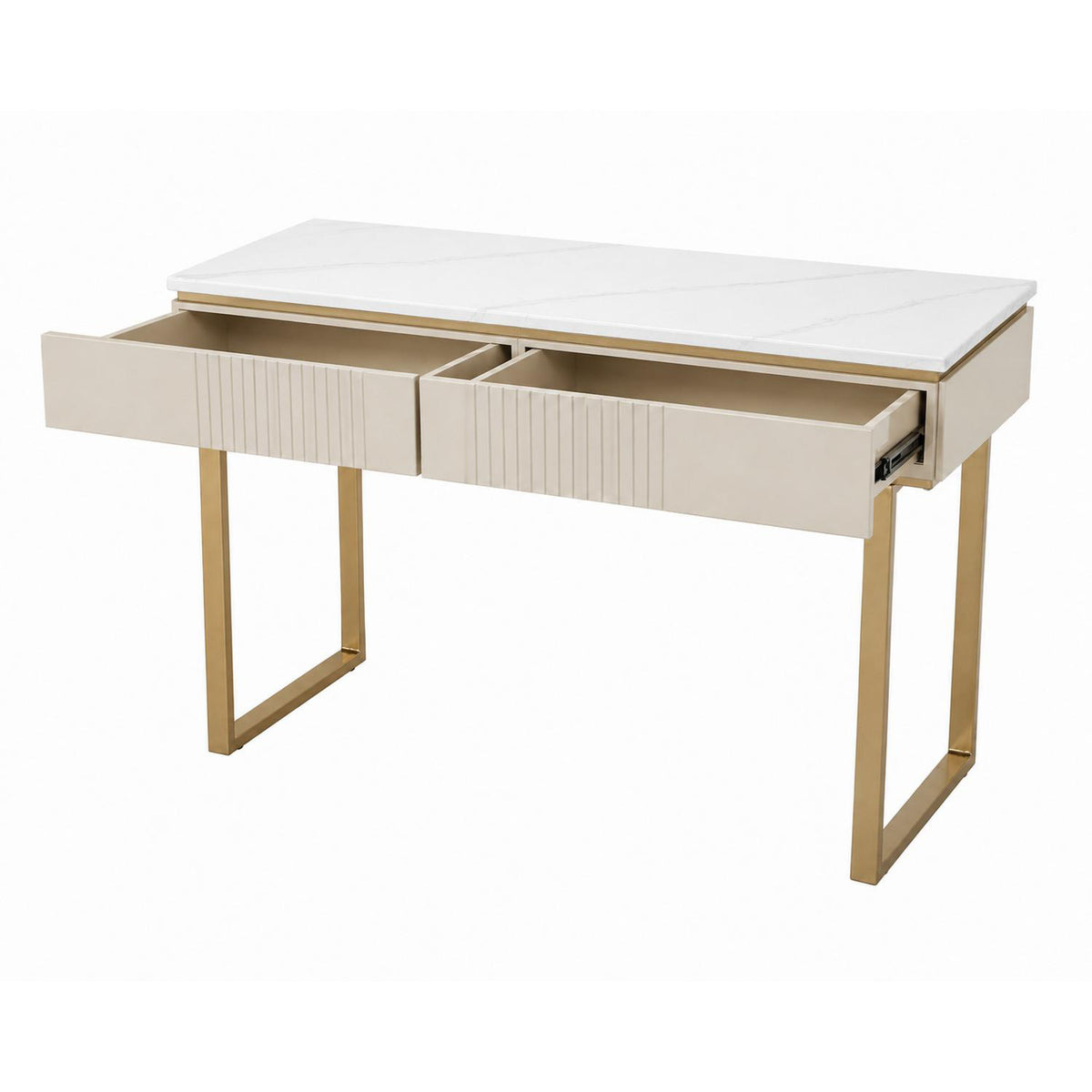Consola Salvatore Taupe, Champaña
