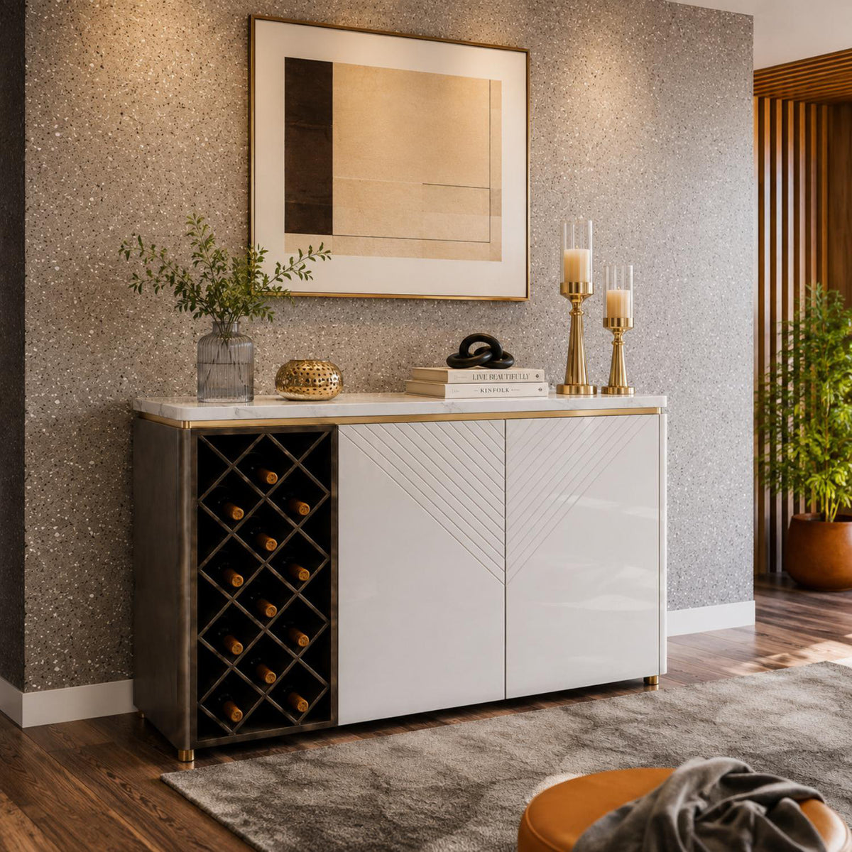 Bifé Vitorio 120 Taupe, Taupe Perla