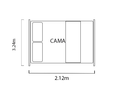 Cama King Munich Champaña, Blanco Perla