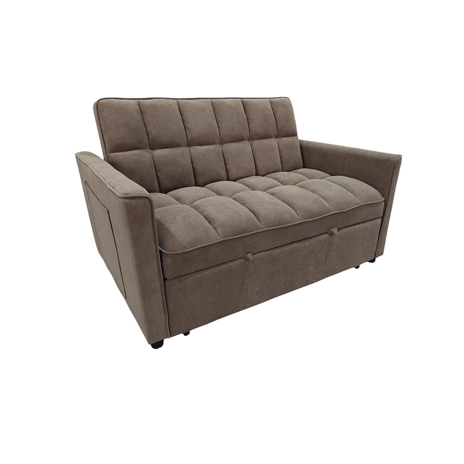 Sofá Cama Gaia Chenille Café