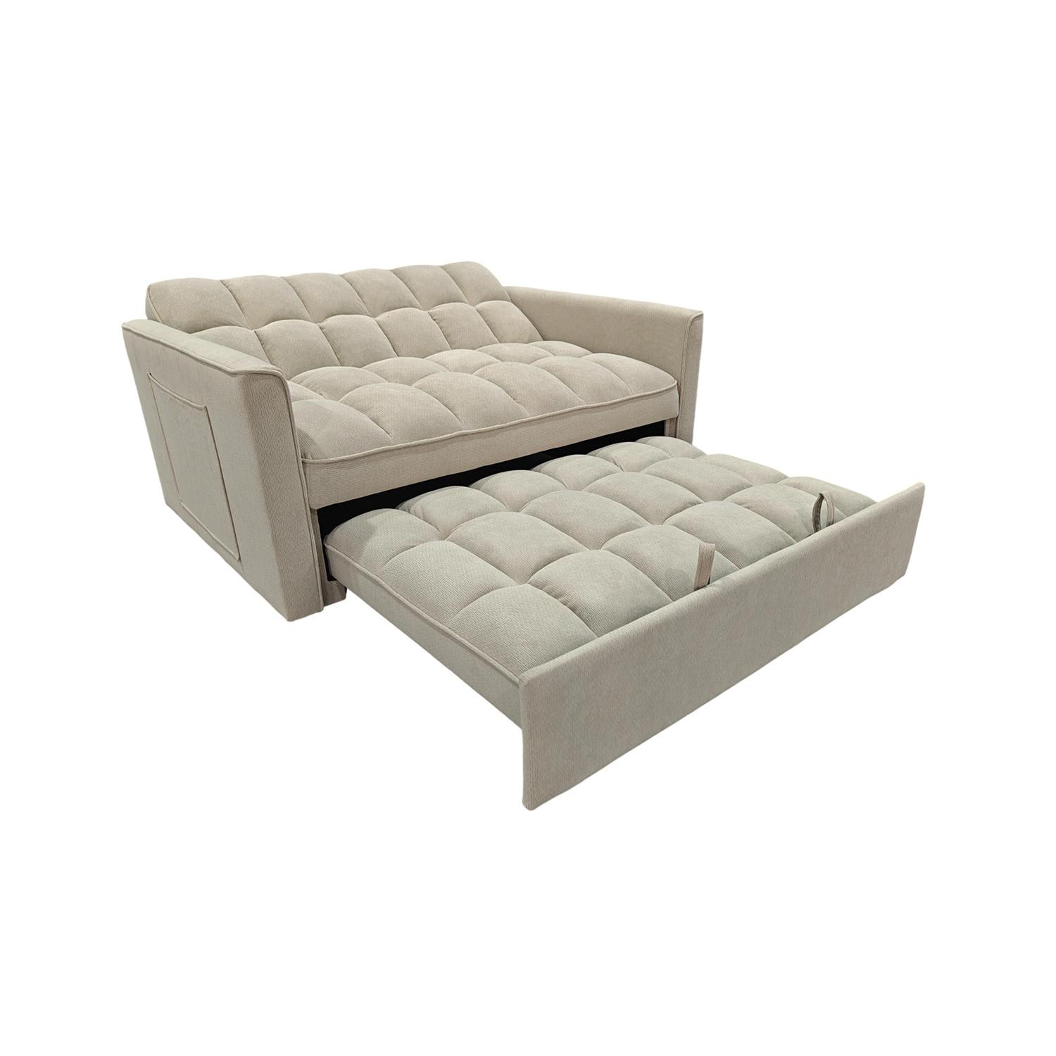 Sofá Cama Gaia Chenille Beige