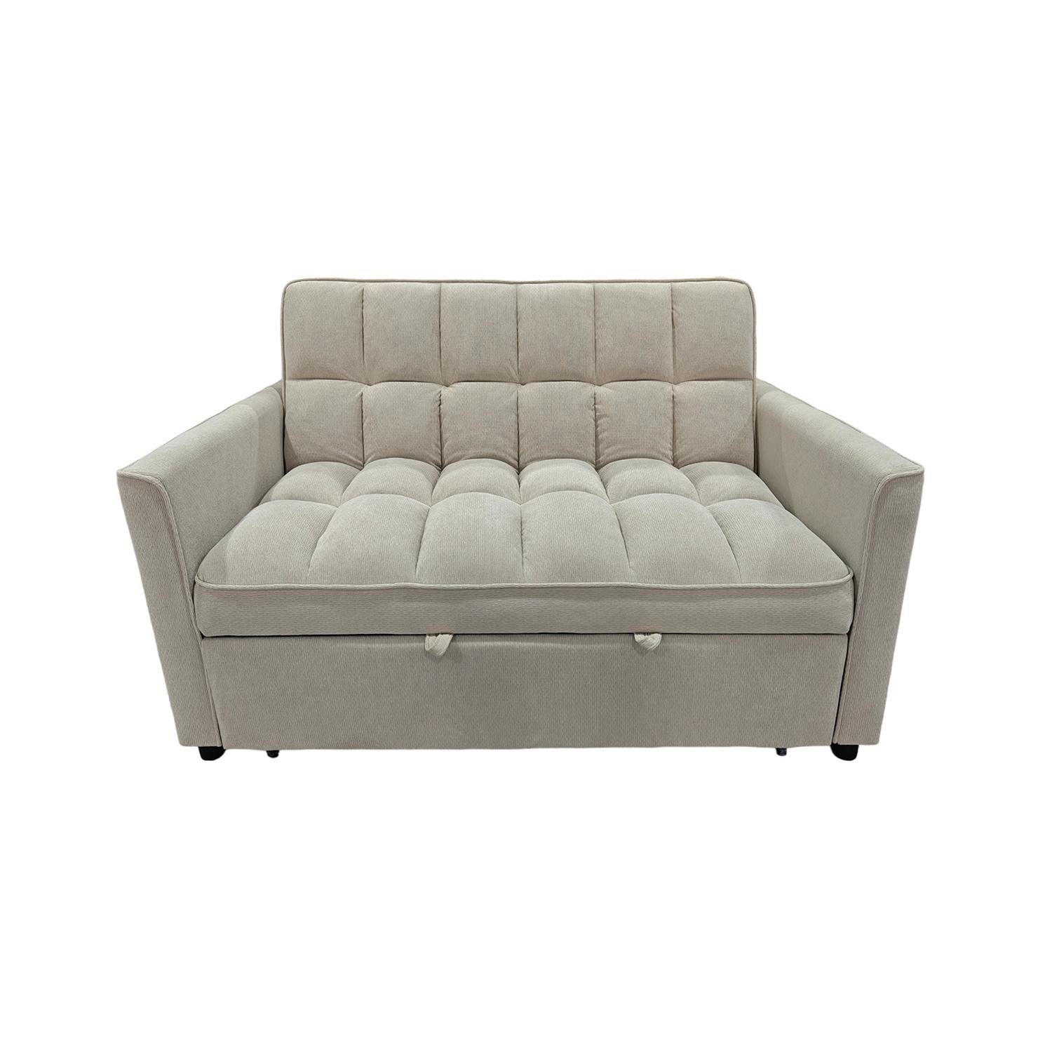 Sofá Cama Gaia Chenille Beige