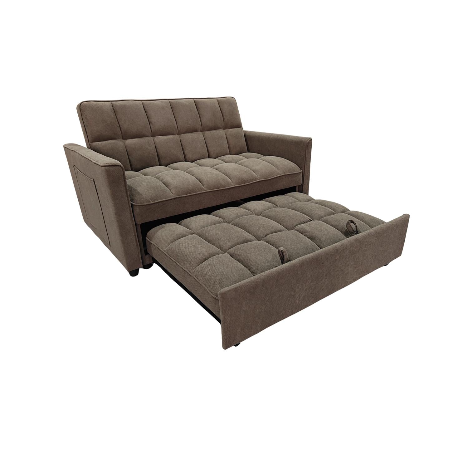 Sofá Cama Gaia Chenille Café