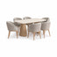 Comedor 6 Puestos Vitta Imputu Beige, Natural