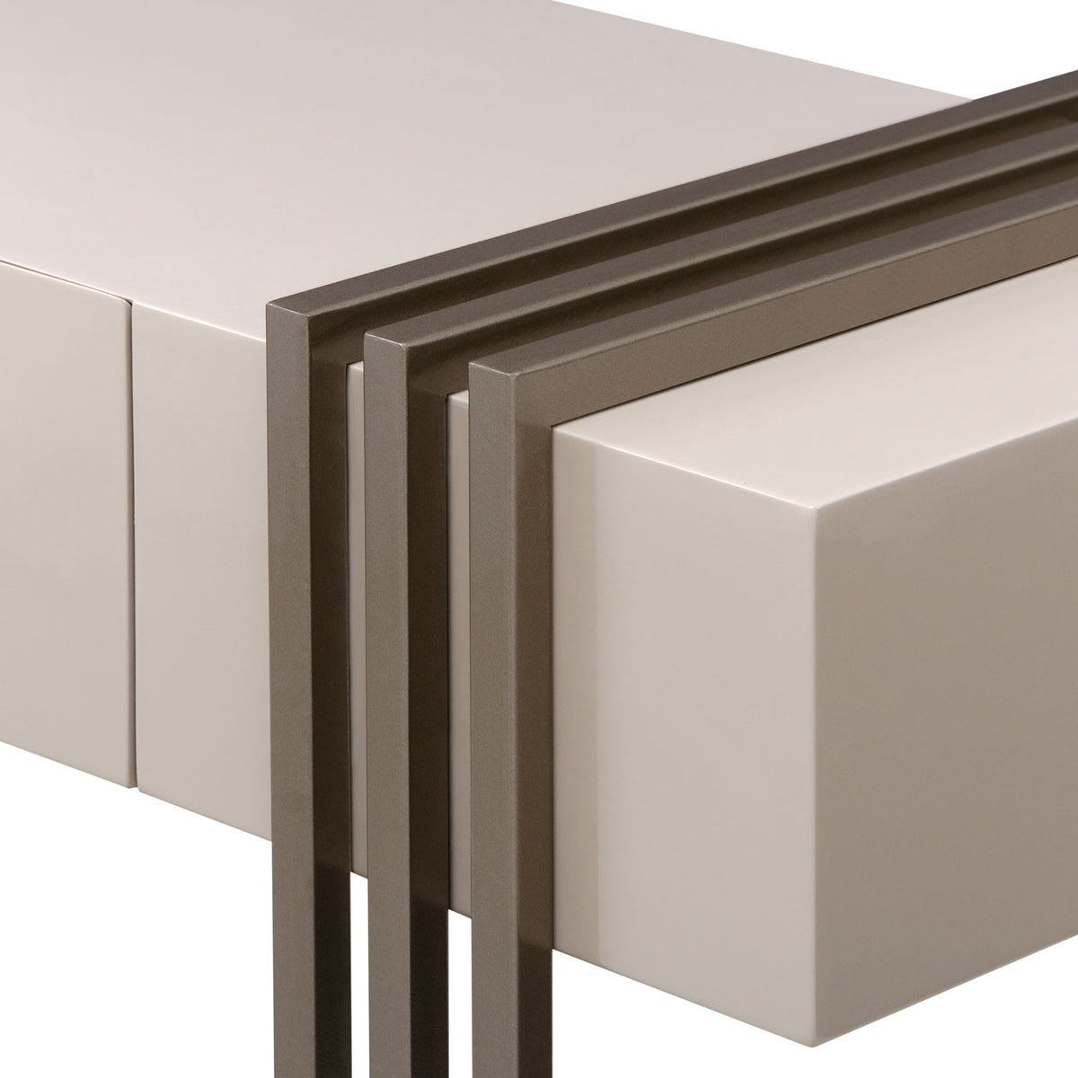 Consola Manhattan Latte, Taupe Perla Premium