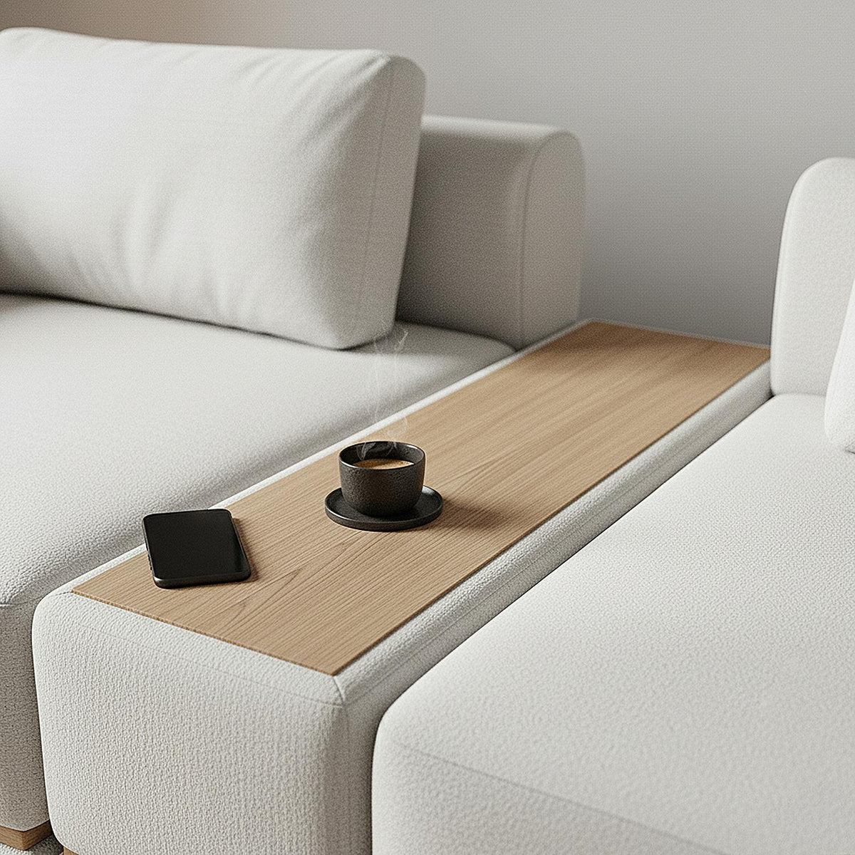 Sala Funcional Liam York Home Beige, Natural