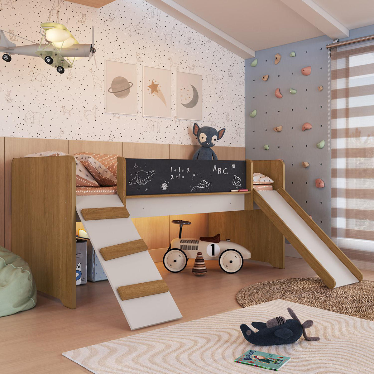 Cama Infantil Carter Natural Off White