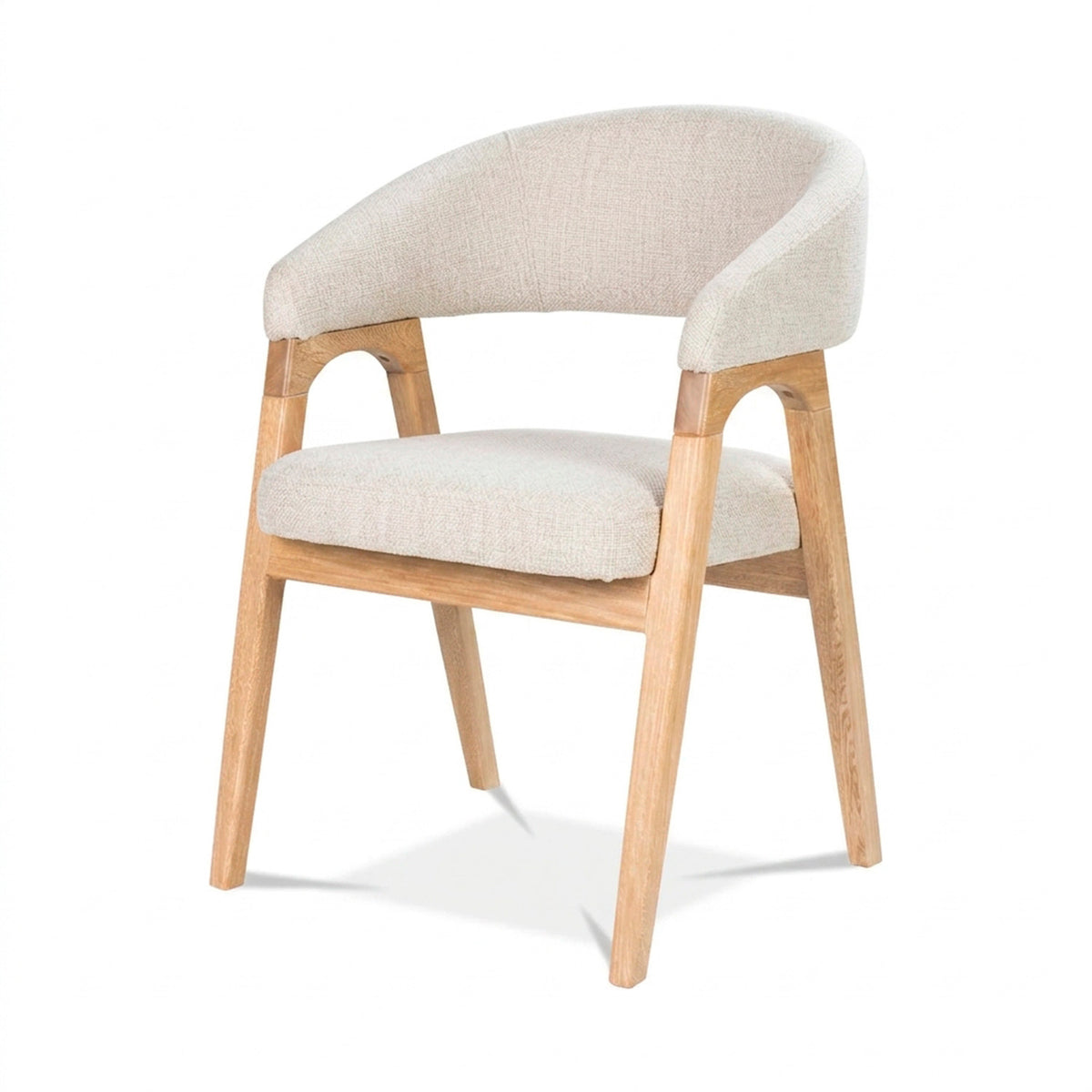 Comedor 6 Puestos Vicka Eurolino Bali Beige, Cubierta Natural