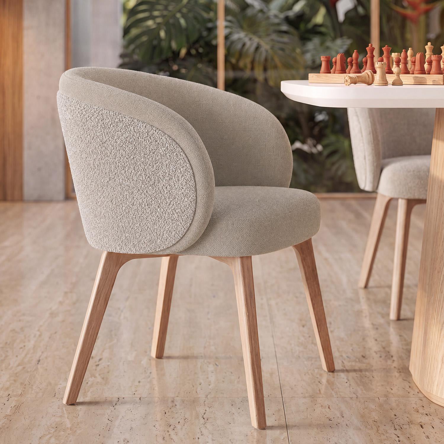 Comedor 6 Puestos Vitta Imputu Beige, Natural